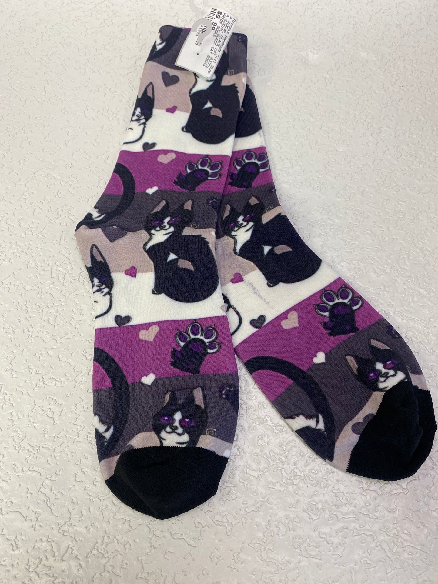 A SEXUAL BLACK CAT SOCKS