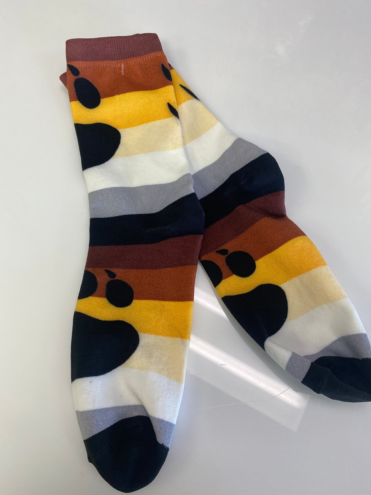BEAR PRIDE FLAG SOCKS
