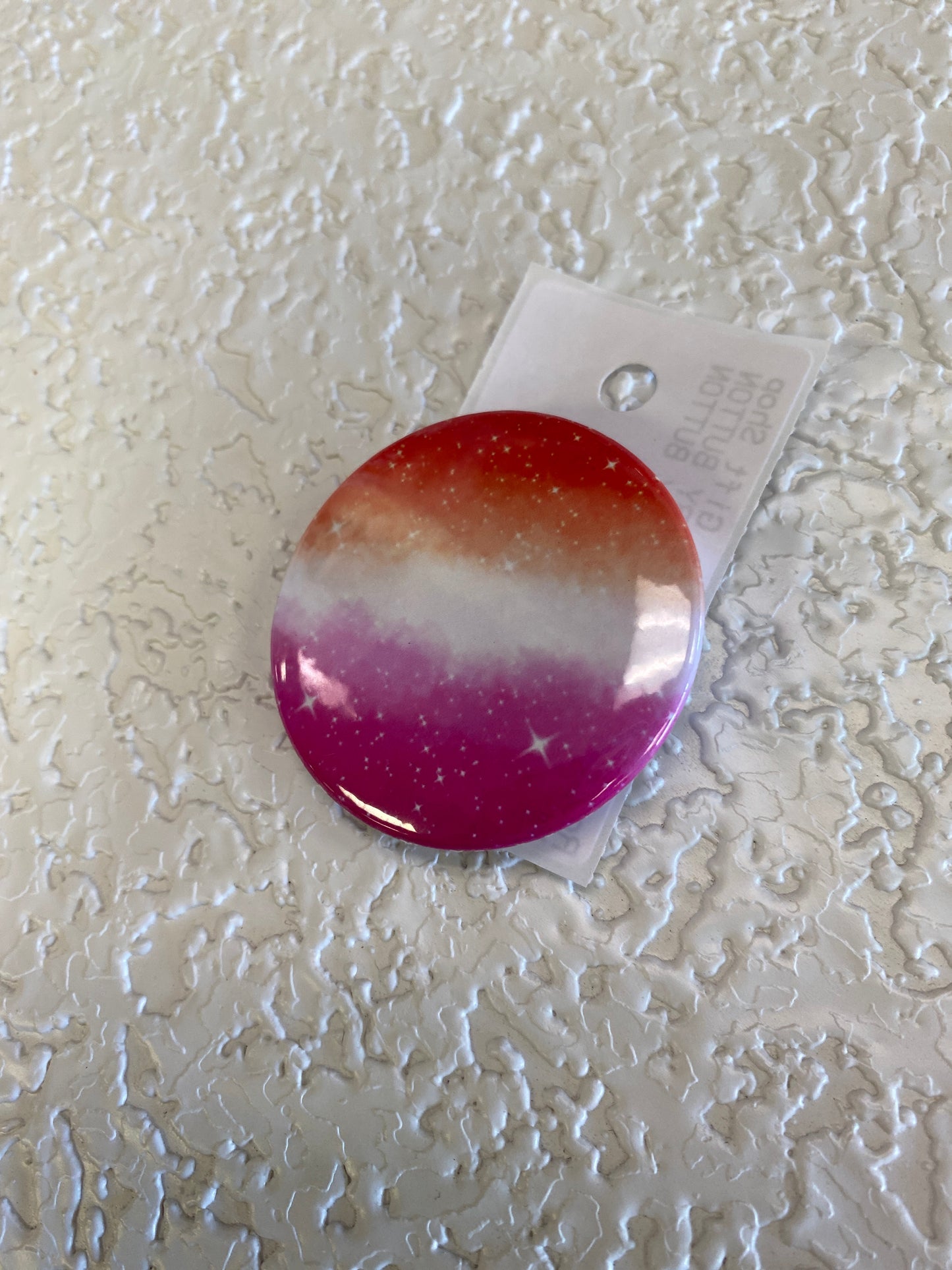 LESBIAN PRIDE STARY BUTTON