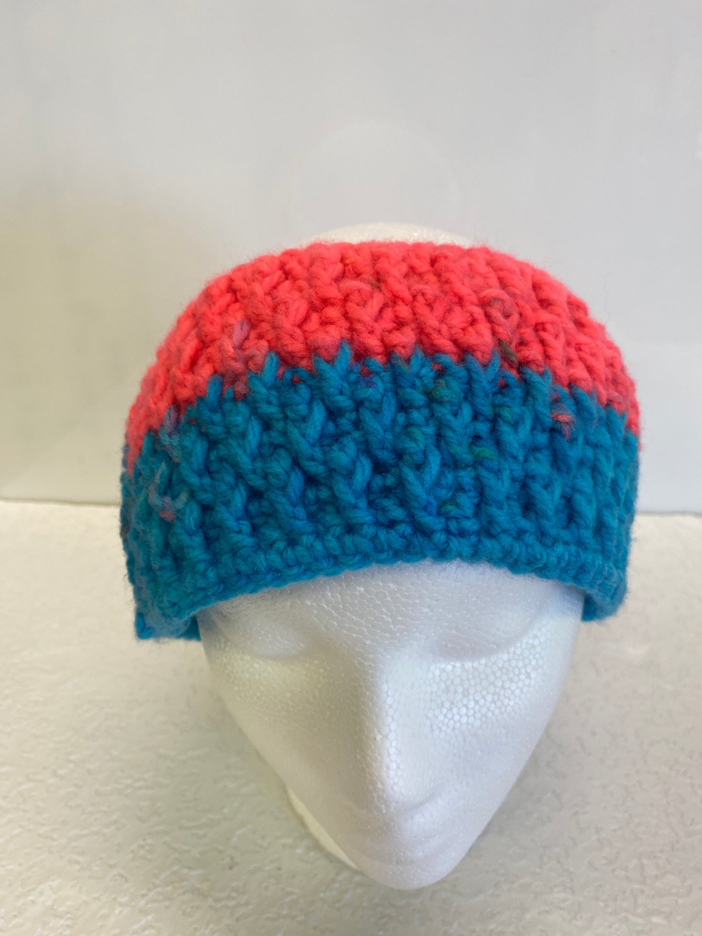 EAR WARMER BLUE ORANGE