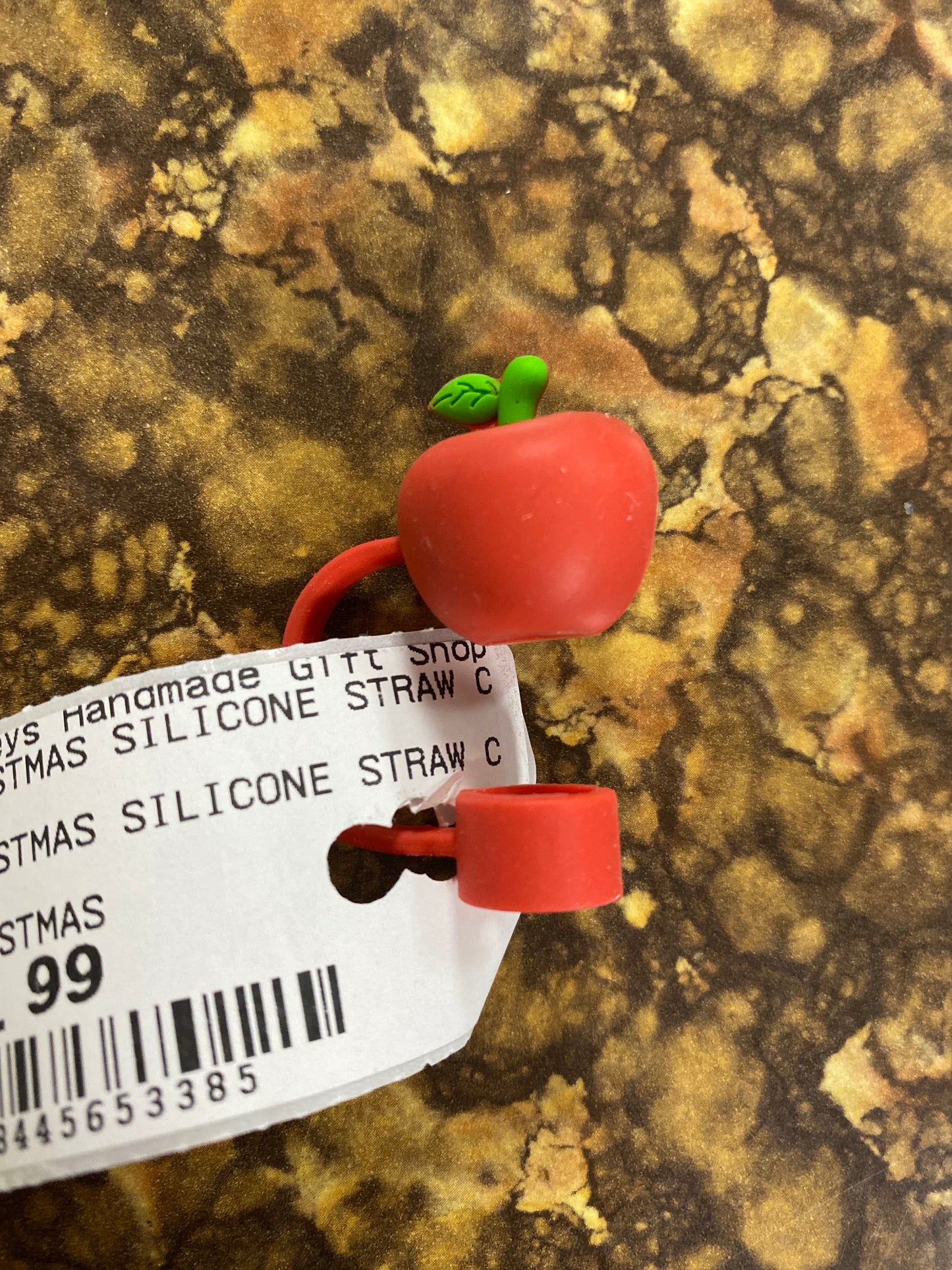 RED APPLE STRAW COVER