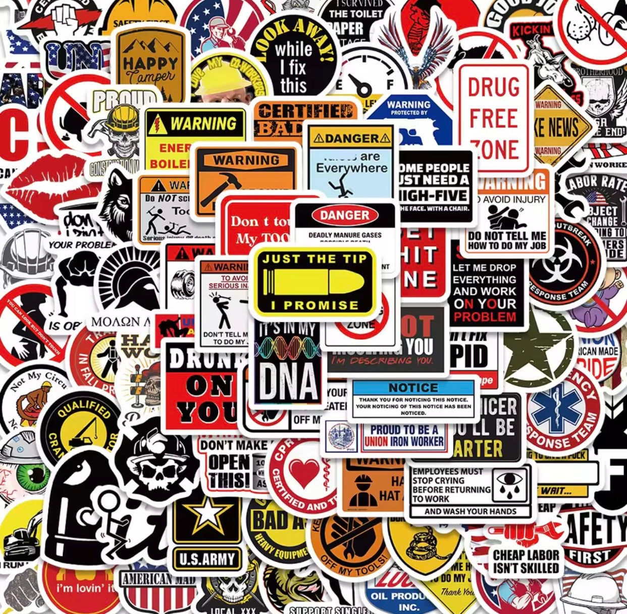 HARD HAT STICKER PACKS