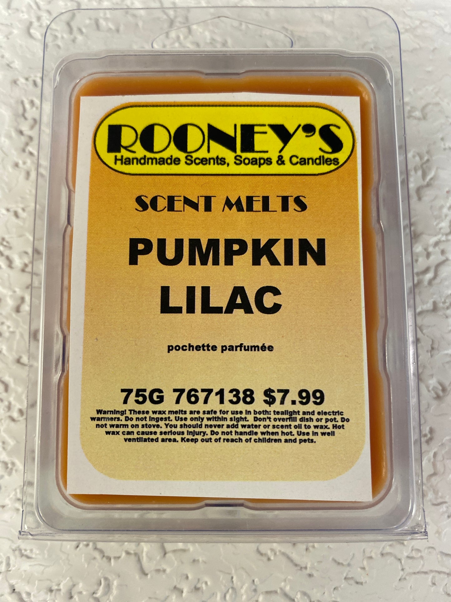 PUMPKIN LILAC SCENT MELT