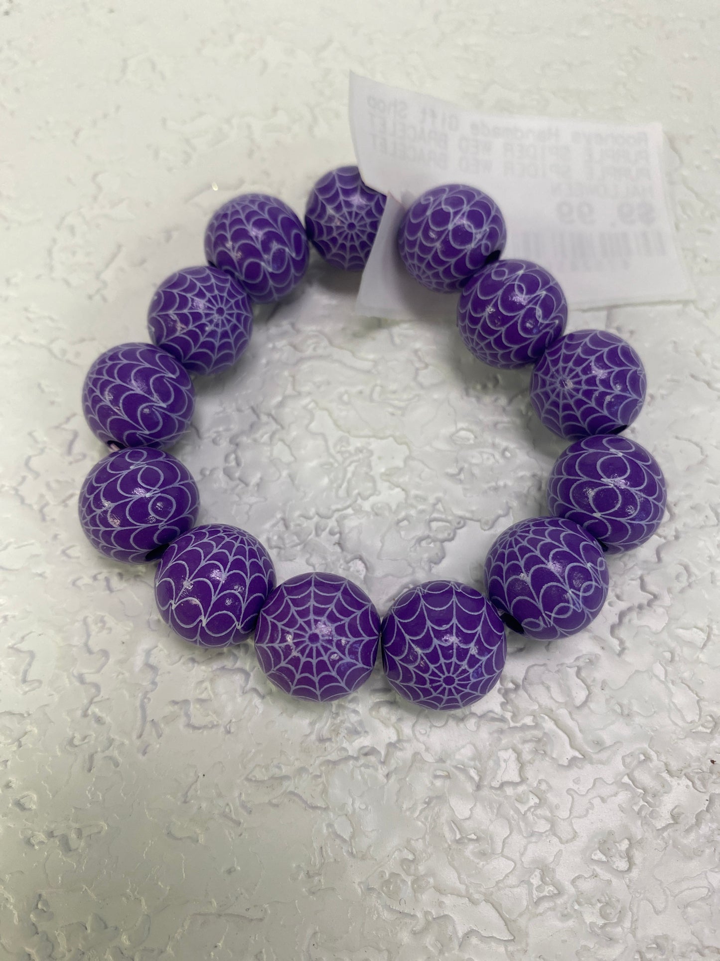 PURPLE SPIDER WED BRACELET
