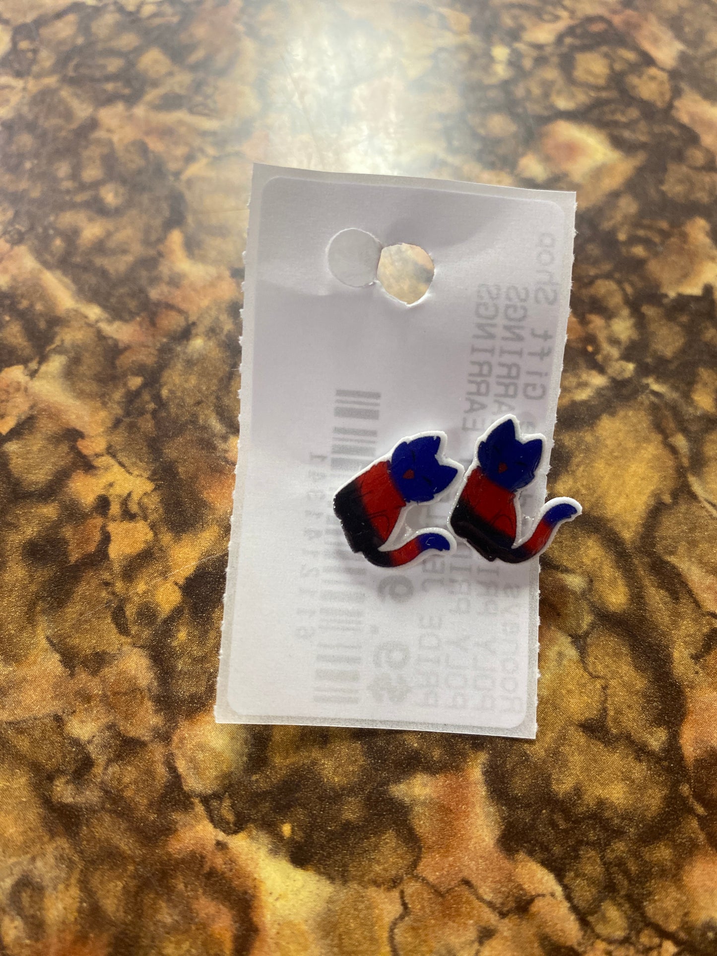 POLY PRIDE CAT EARRINGS