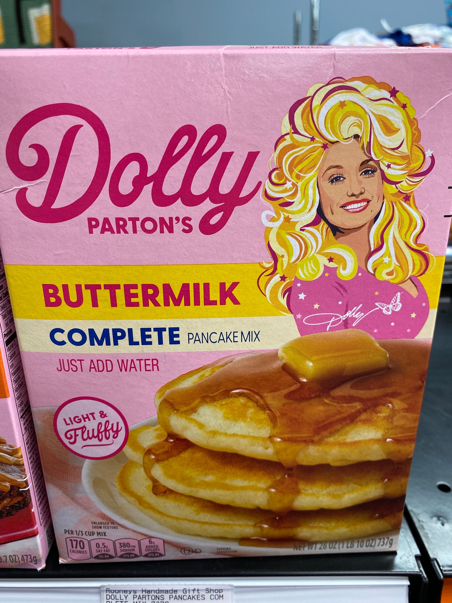 Dolly Parton complete pancake mix USA