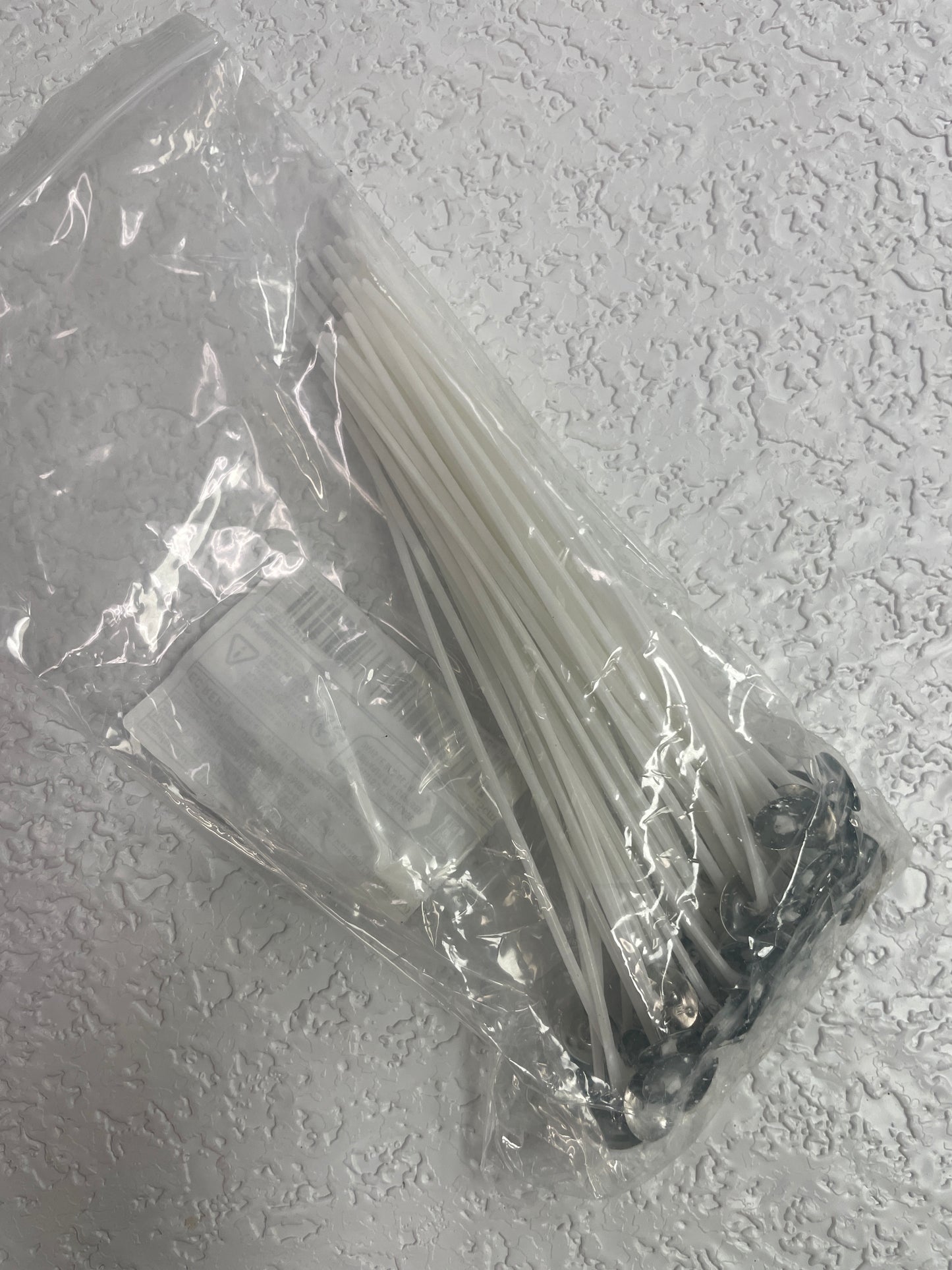 50PK PRE WAXED CANDLE WICKS 5.91 INCHES