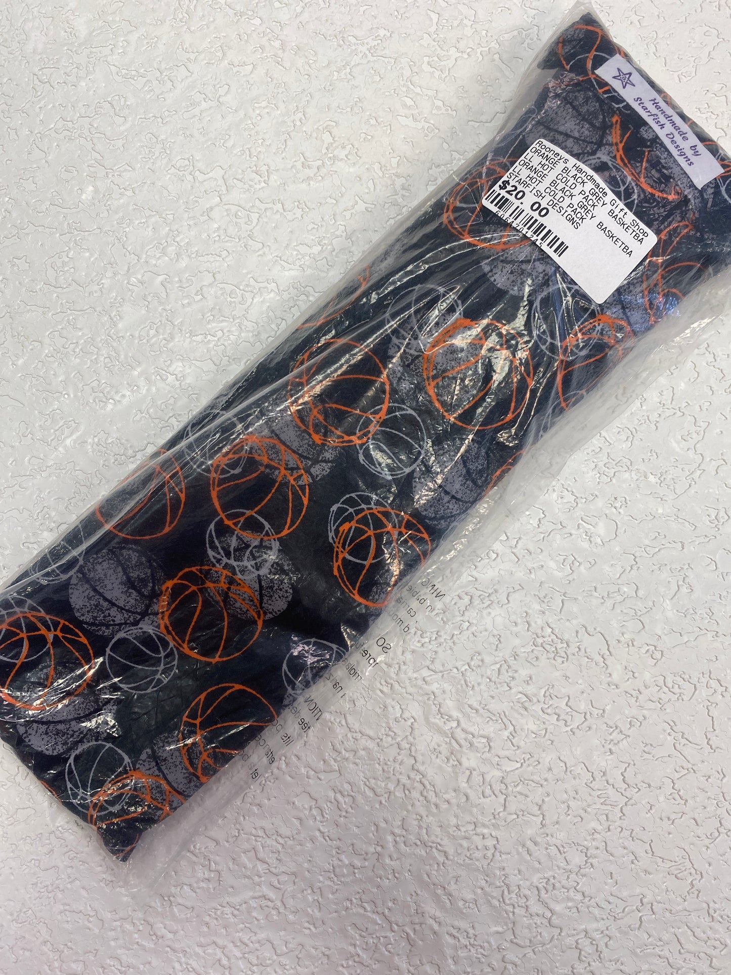 ORANGE BLACK GREY BASKETBALL HOT COLD PACK