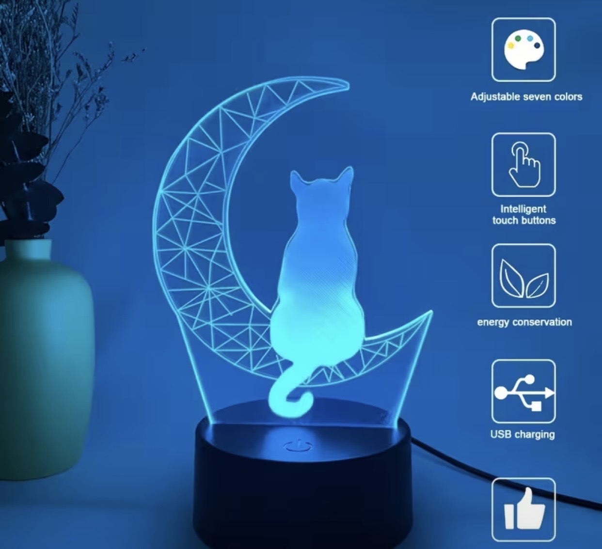 MOON CAT LAMP
