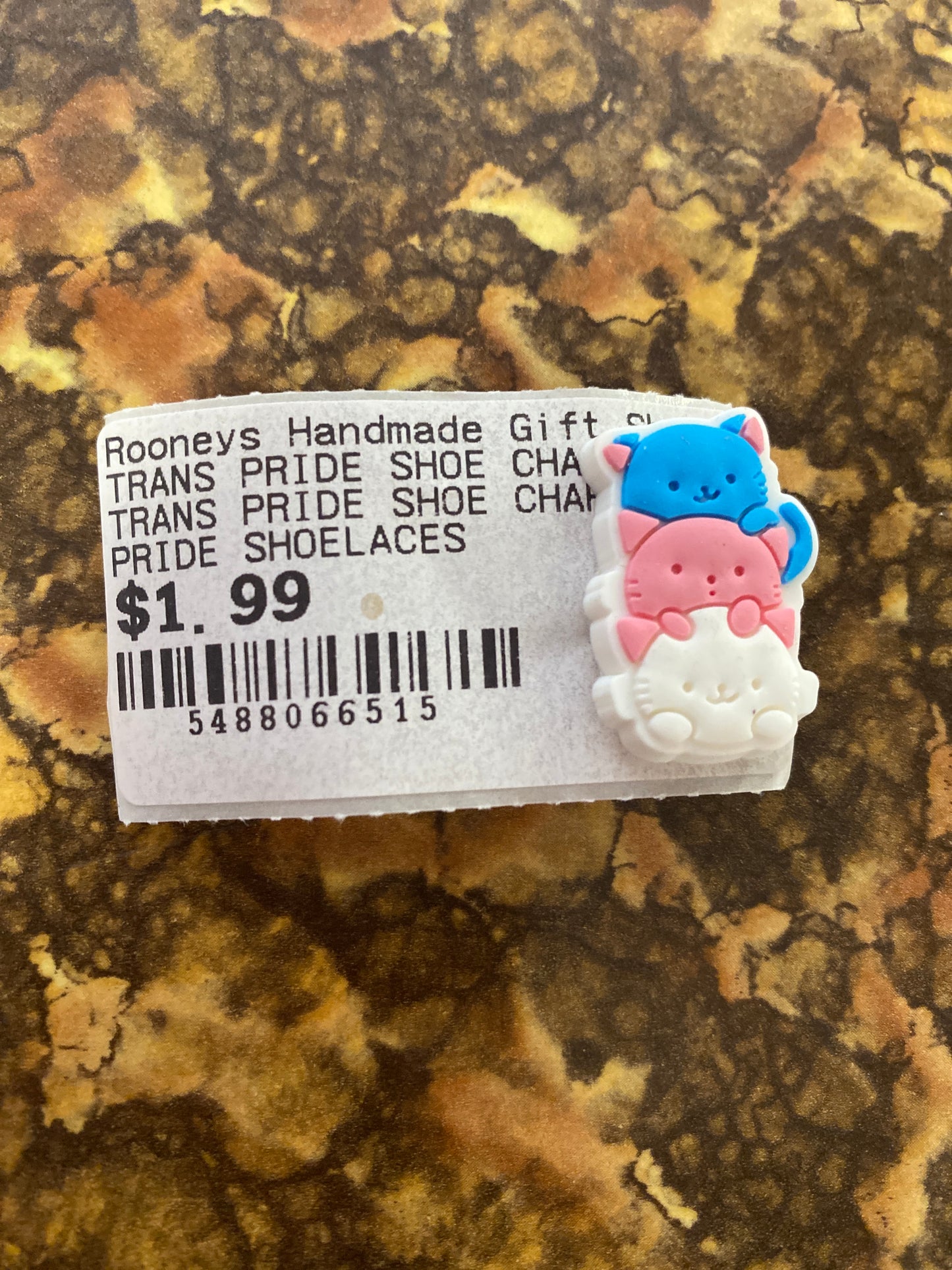 TRANS PRIDE SHOE CHARM