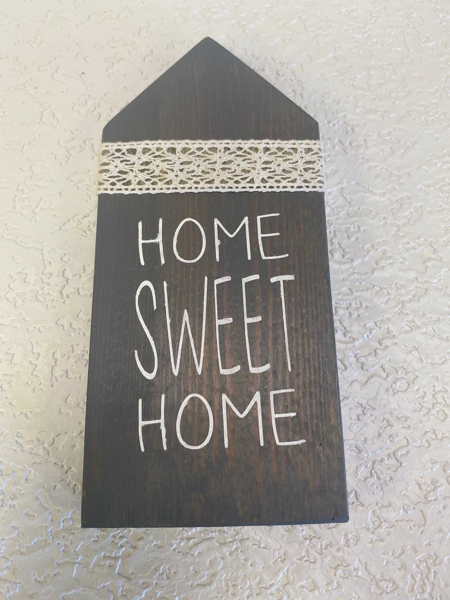 HOME SWEET HOME GREY WOOD DECOR