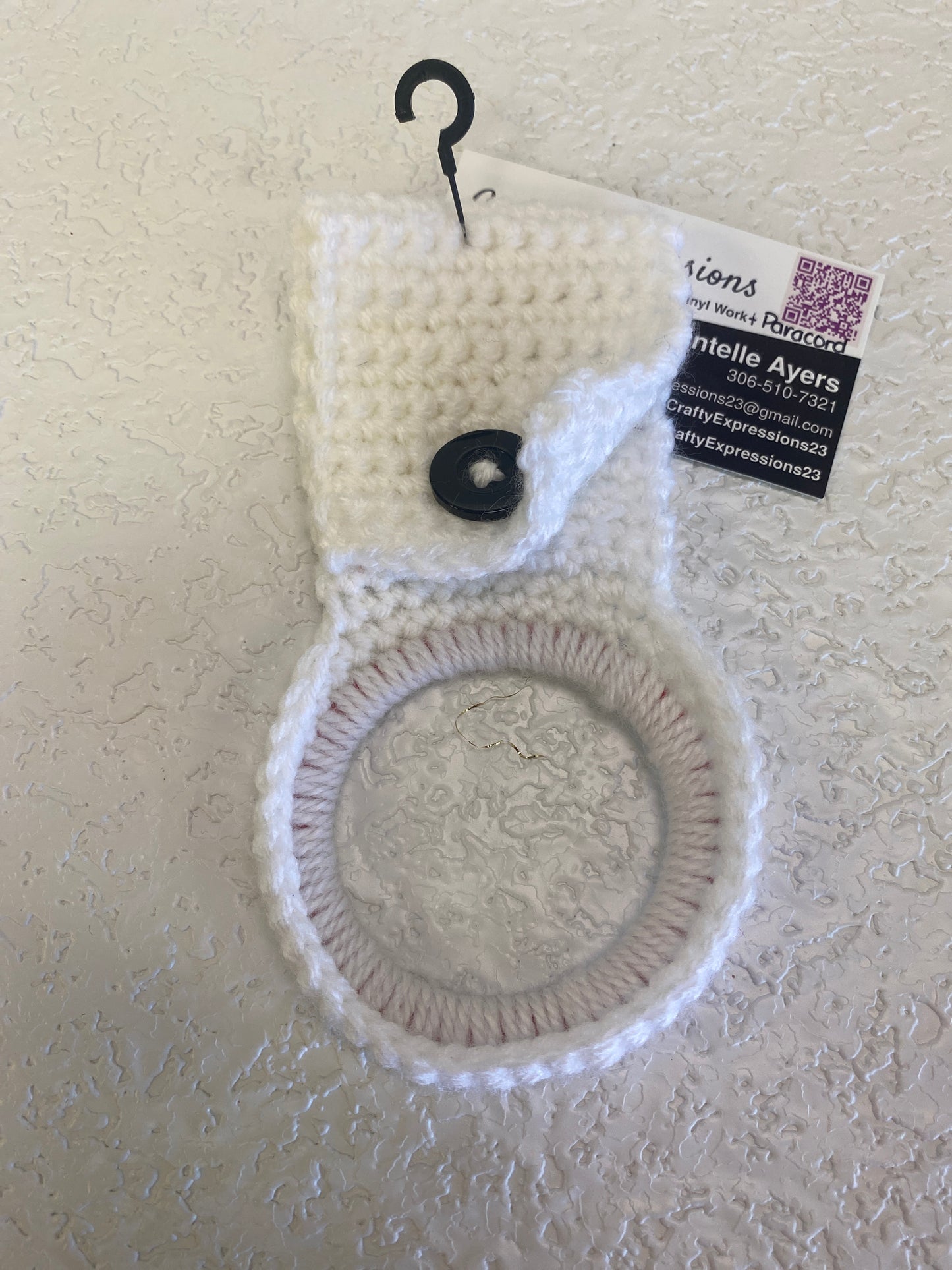 TEATOWEL HOLDER WHITE