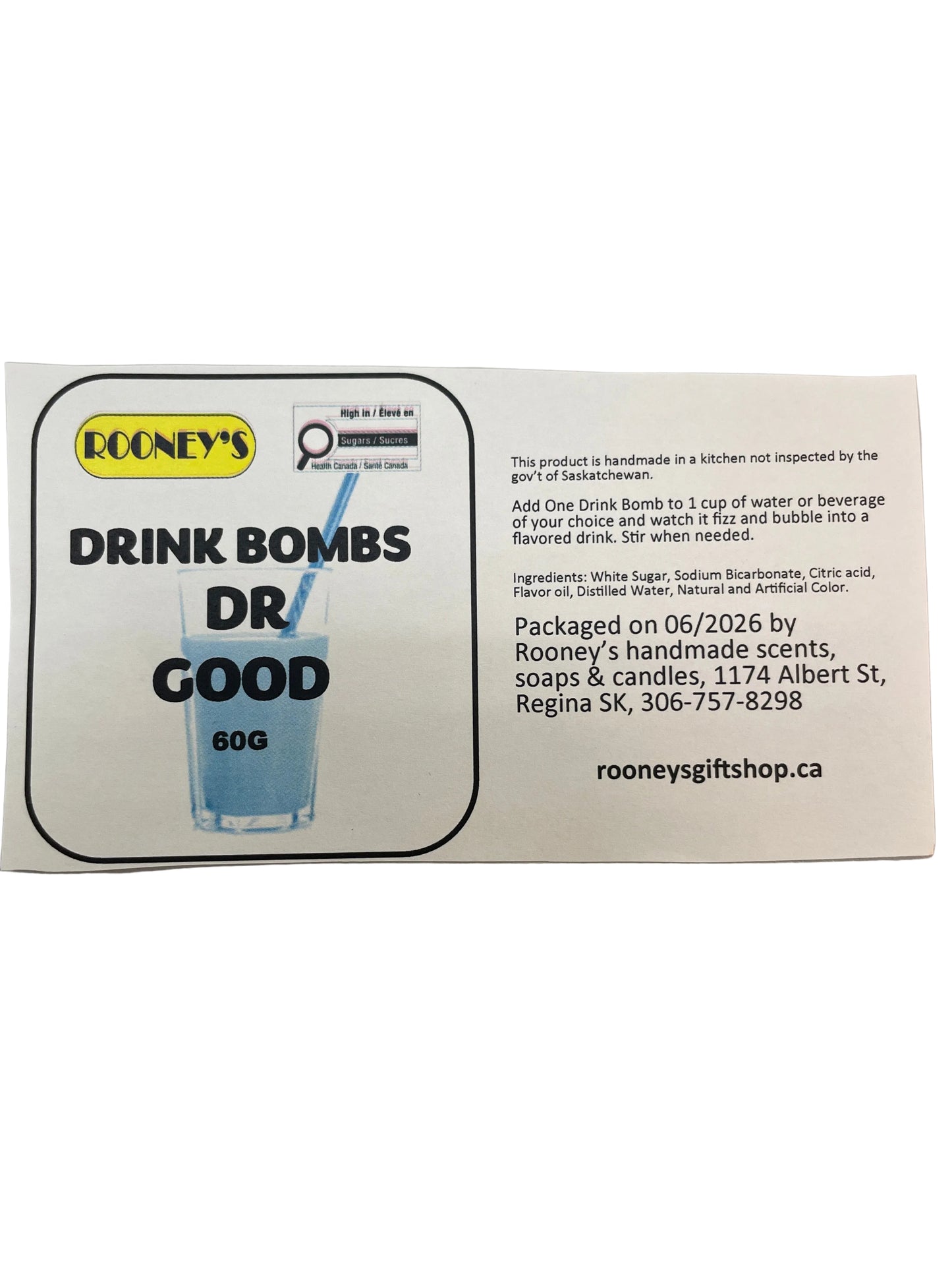 DRINK BOMBS DR GOOD 2 PACK
