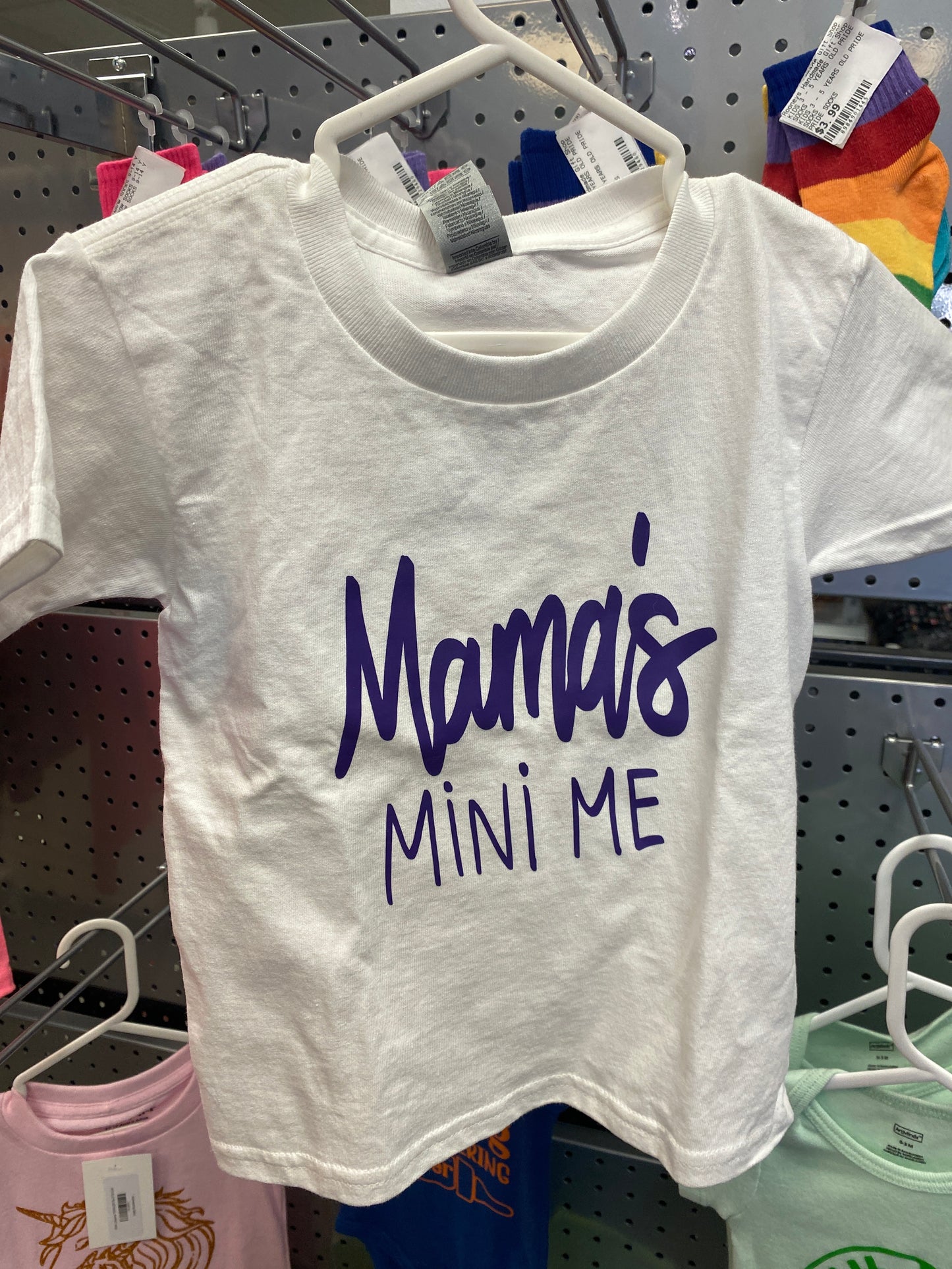 WHITE MAMAS MINI ME TODDLER SZ 4T