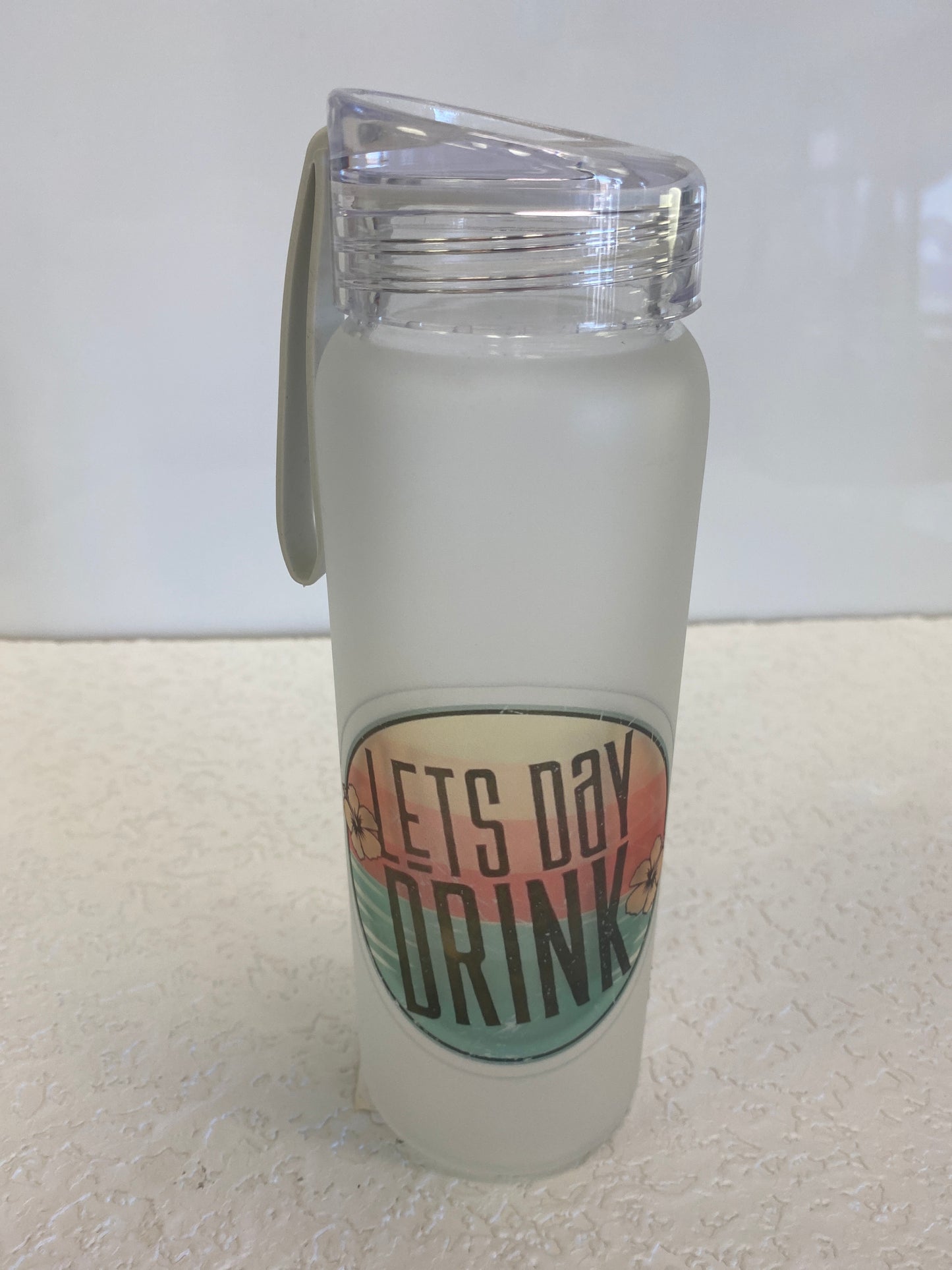 GLASS BOTTLE LETS DAY DRINK