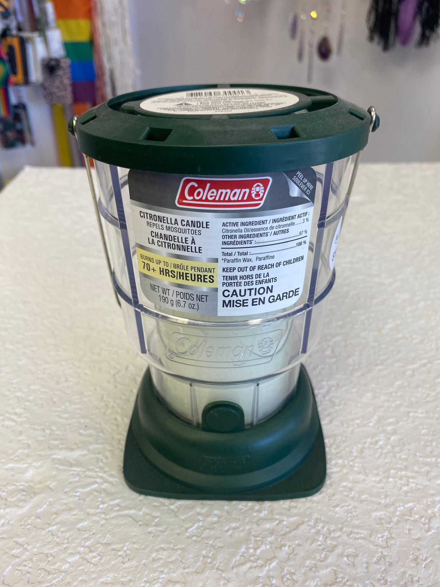 COLEMAN CITRONELLA CANDLE LANTERN