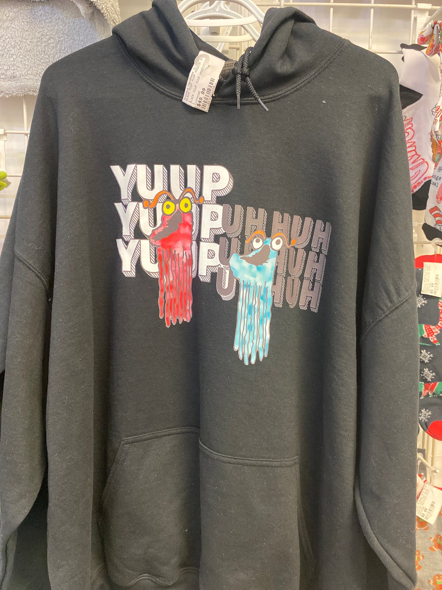 HOODIE BLACK YUUP YUUP