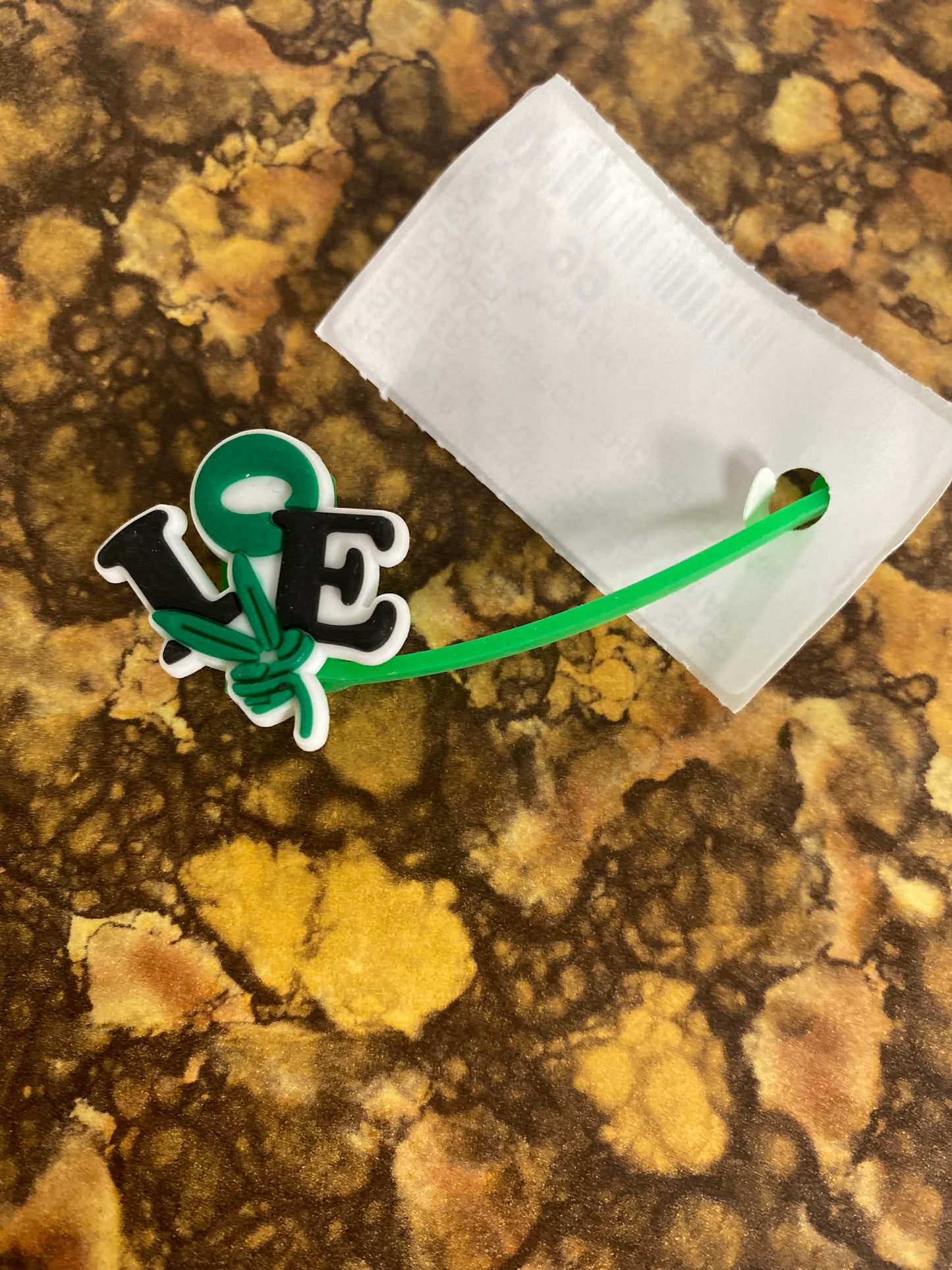 POT THEMED STRAW COVER