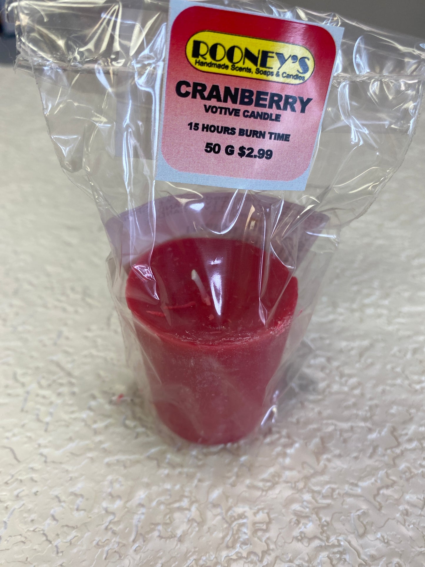 CRANBERRY VOTIVE CANDLE