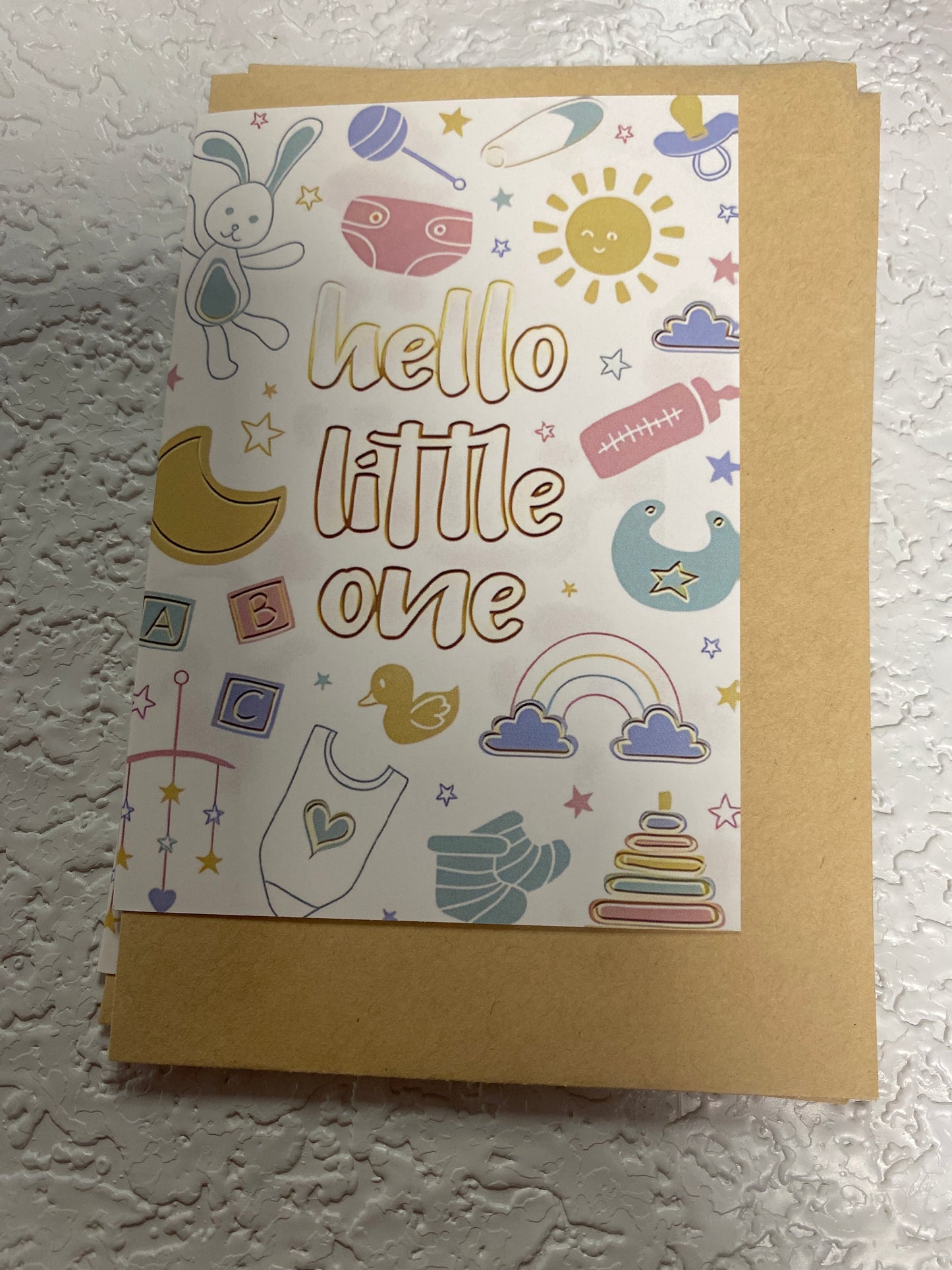BABY SHOWER GREETING CARD