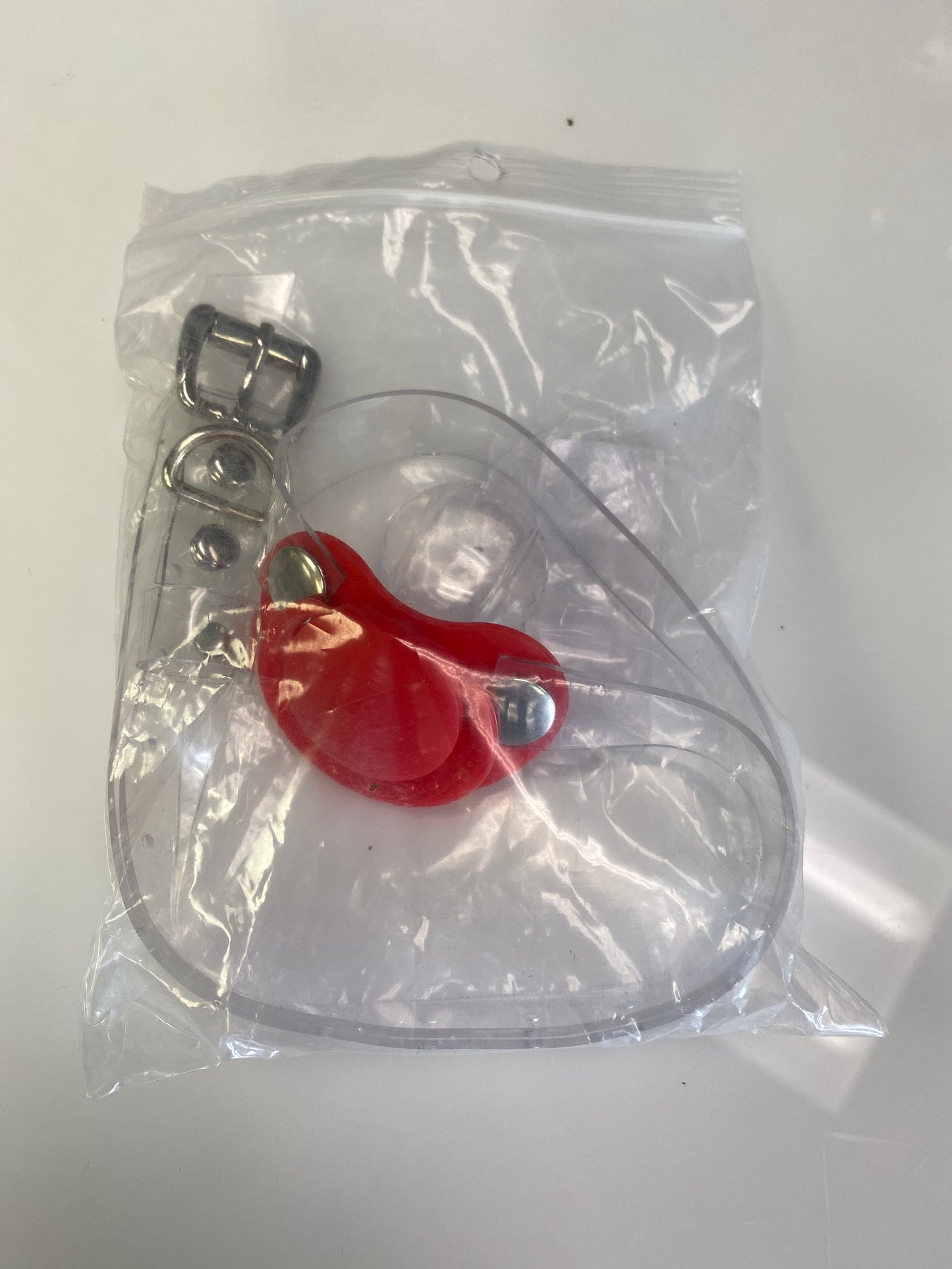 BDSM PACIFIER RED