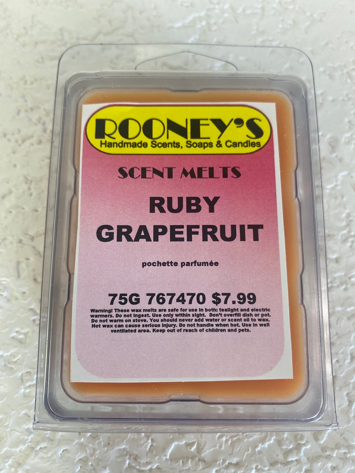 RUBY GRAPEFRUIT SCENT MELT