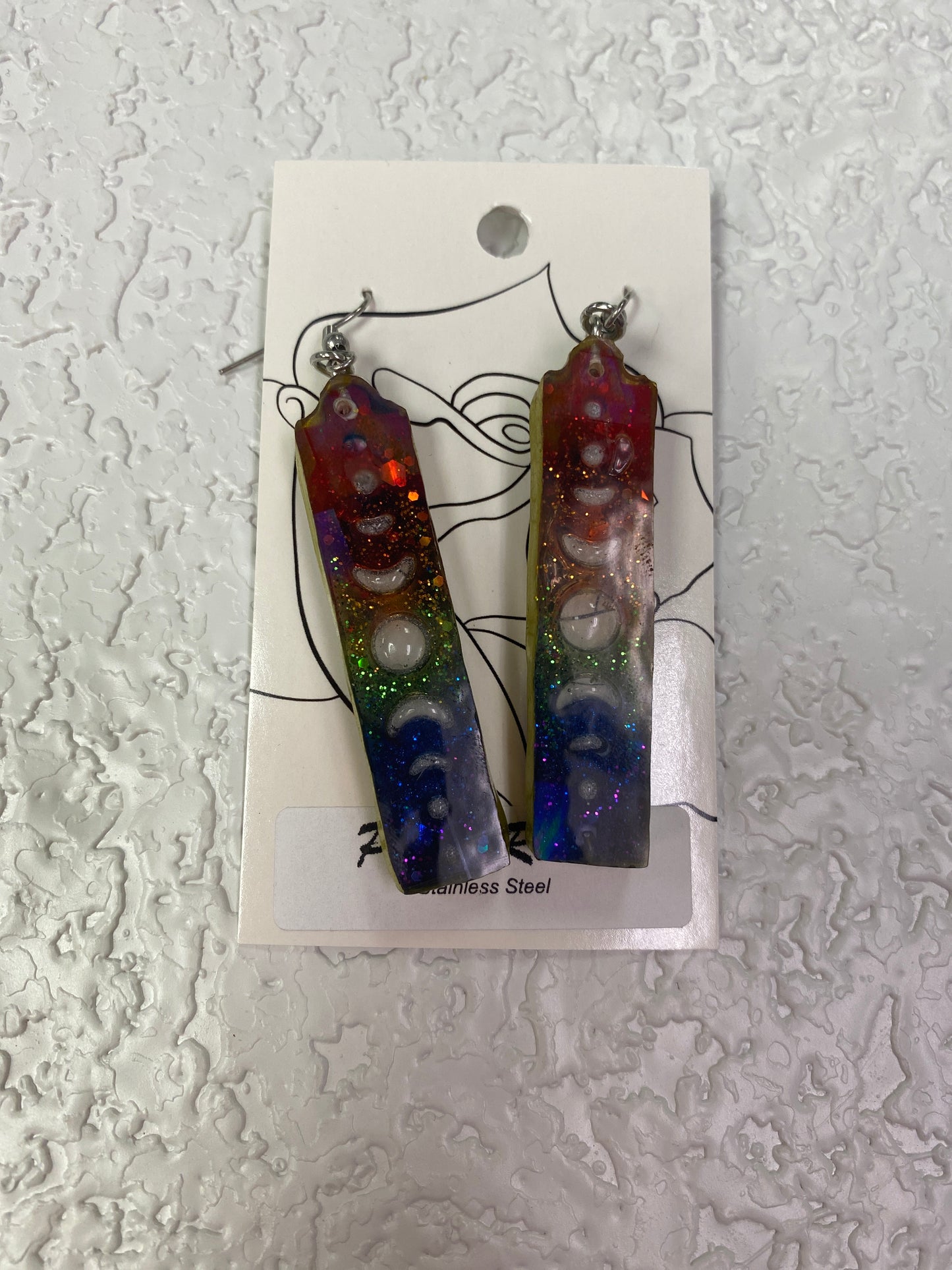 PRIDE MOON EARRINGS