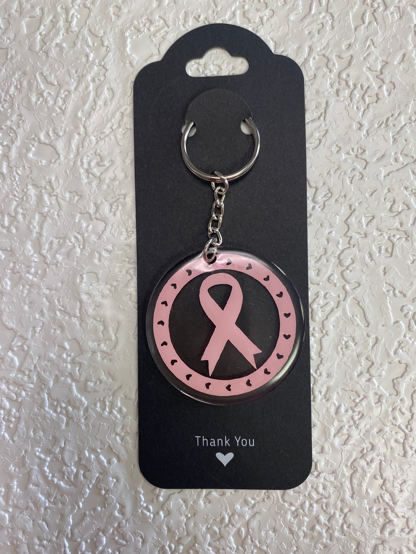 KEYCHAINS PINK RIBBON