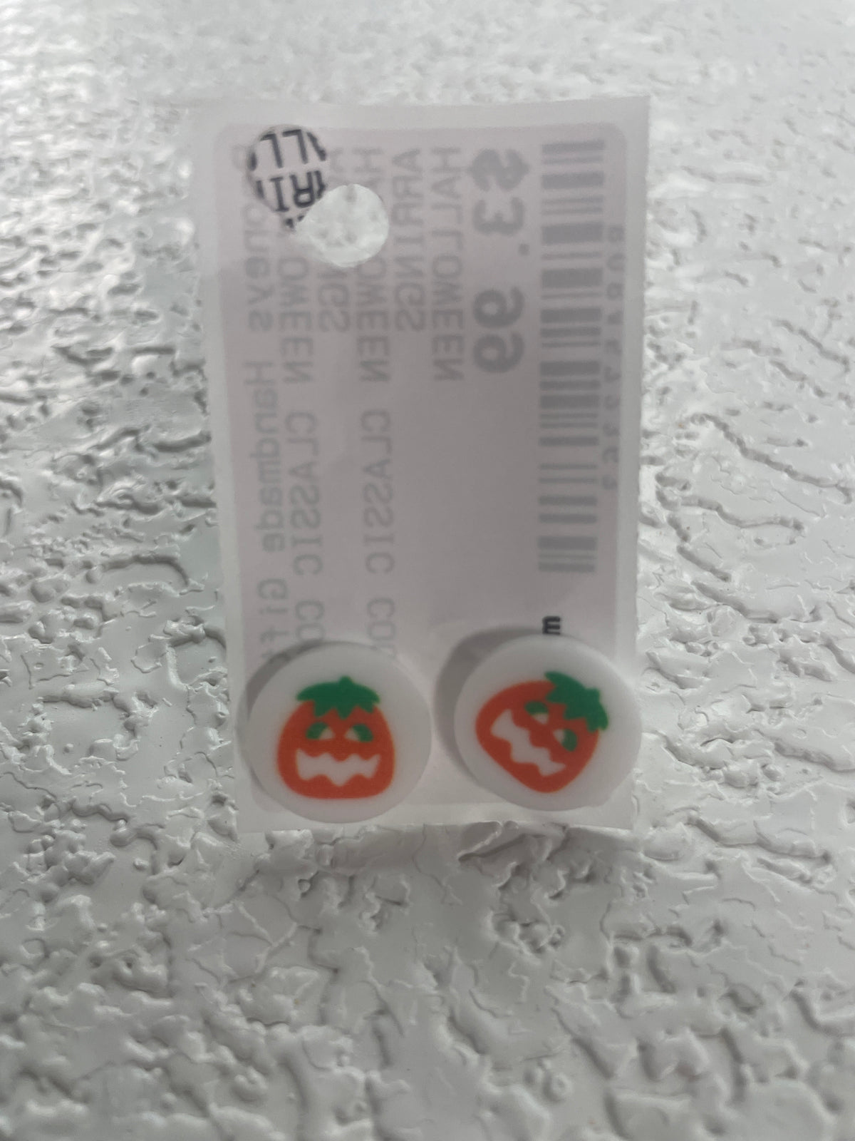 HALLOWEEN CLASSIC COOKIE PUMPKIN EARRINGS