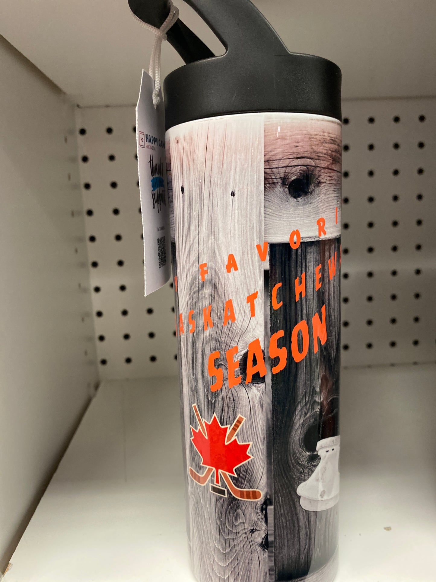 Tumbler water Saskatchewan hockey