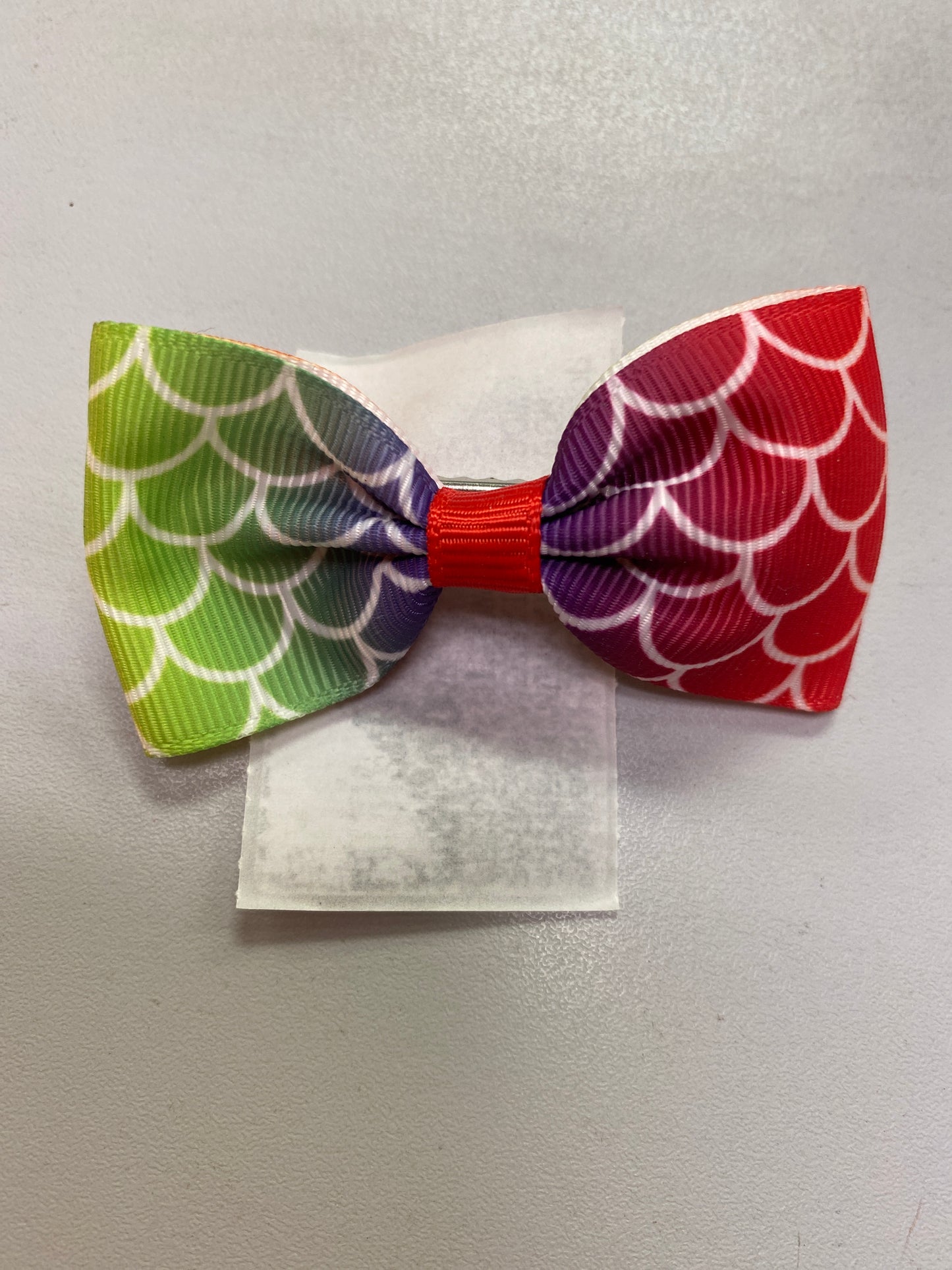 RAINBOW MERMAID MINI BOW