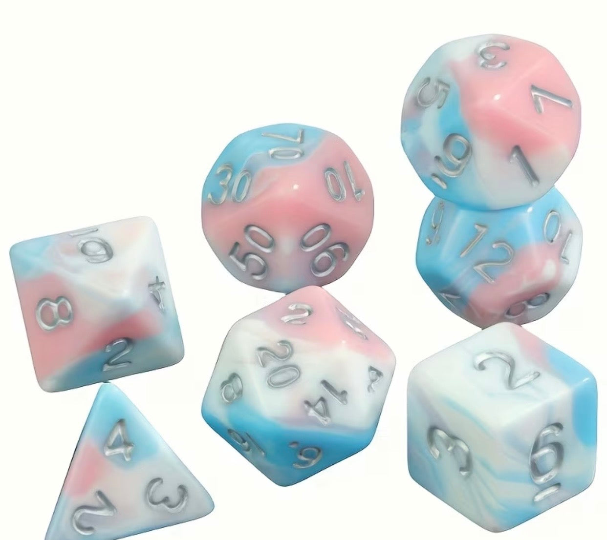TRANS PRIDE DICE PACK