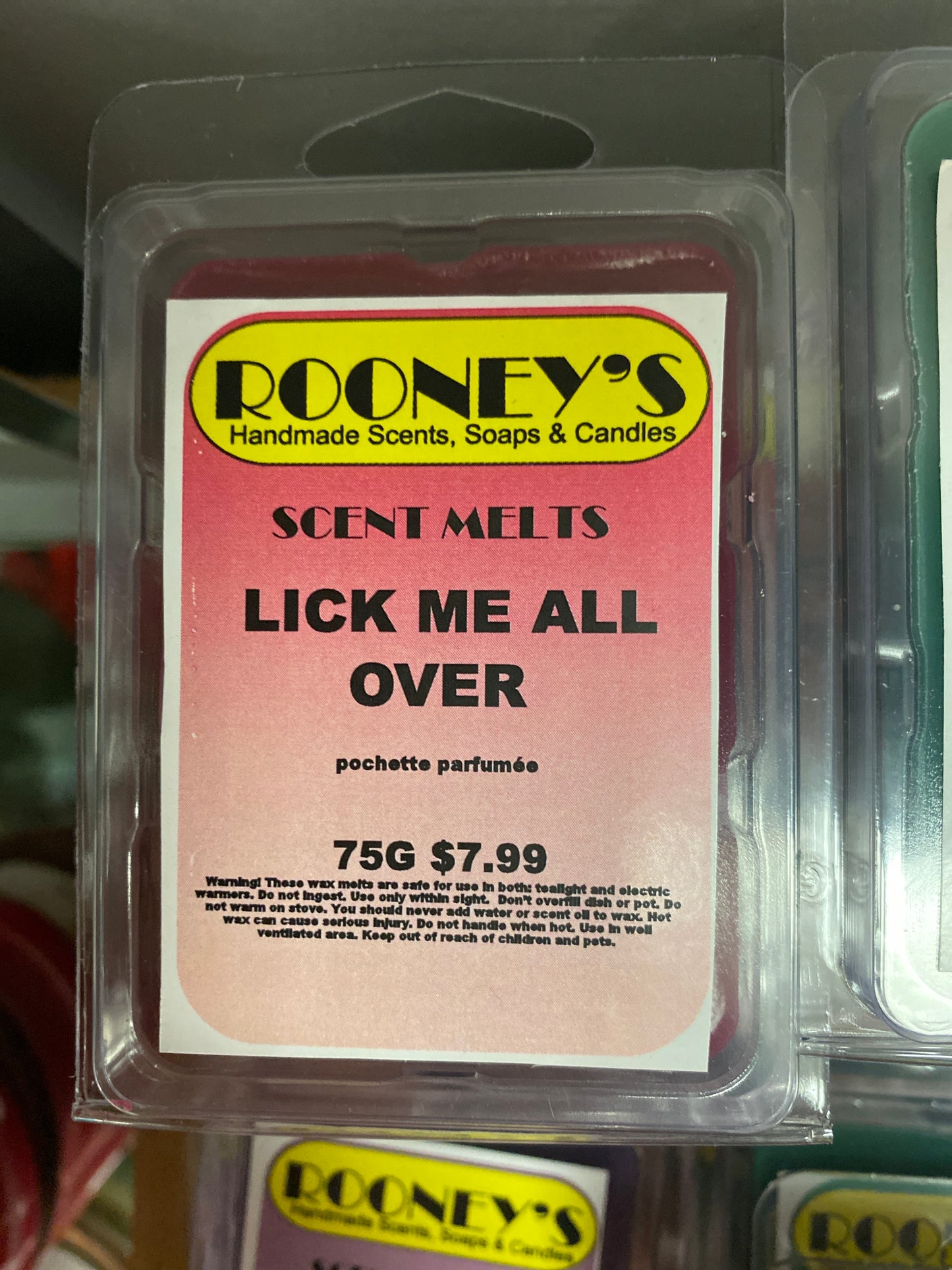 LICK ME ALL OVER SCENT MELT