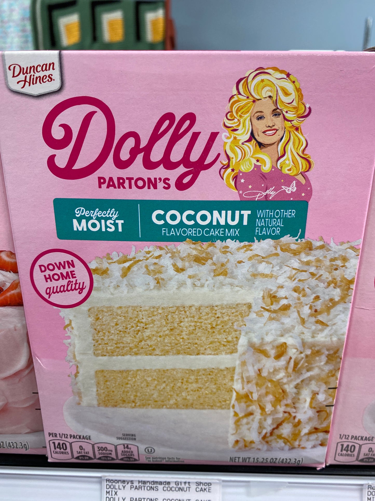Dolly Parton coconut cake mix USA