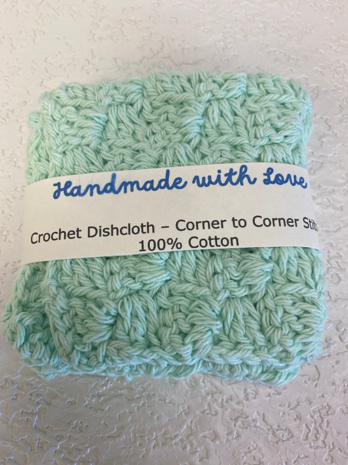 DISH CLOTH C2C MINT