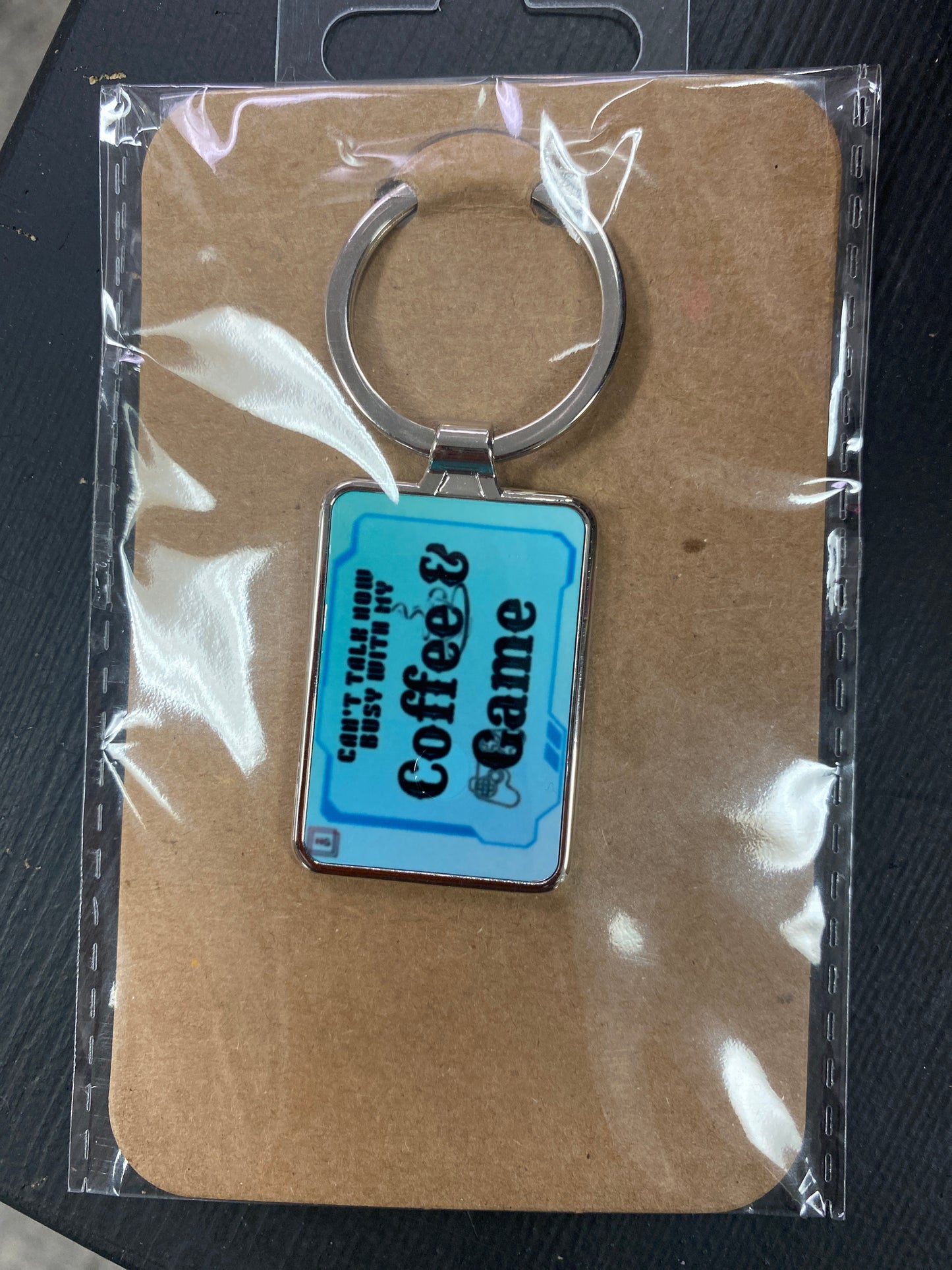 COFFEE & GAME KEYCHAIN