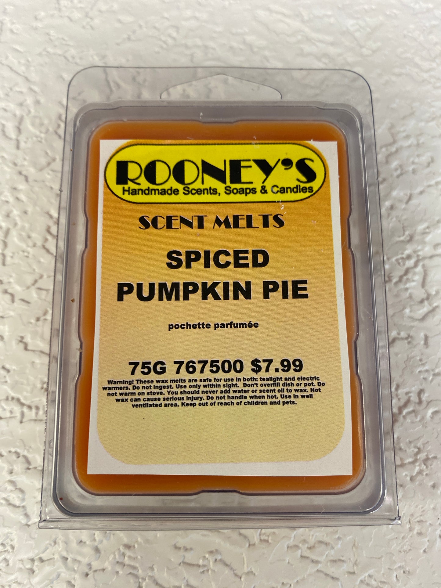 SPICED PUMPKIN PIE SCENT MELT