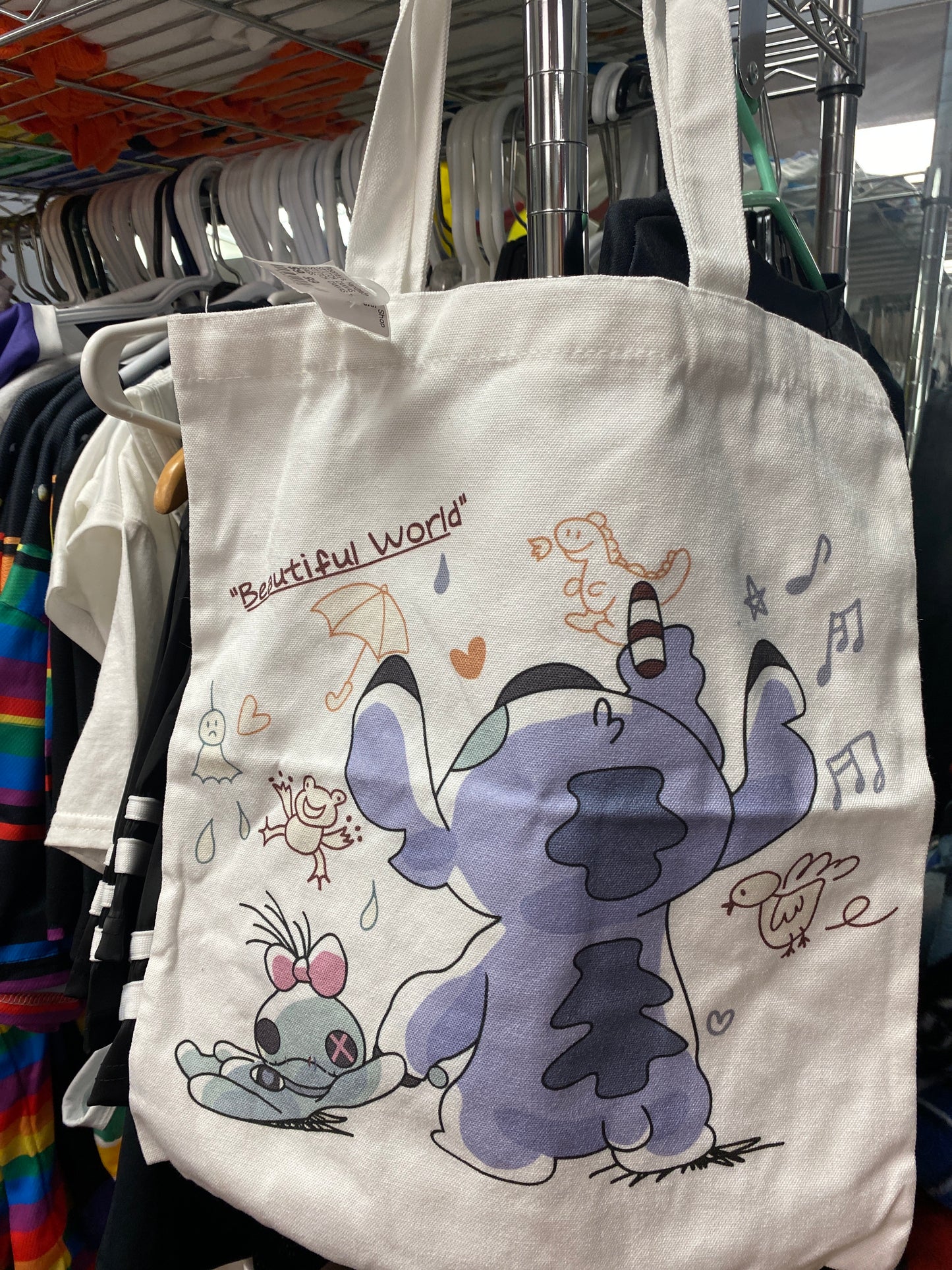 STITCH CANVAS TOTE BAG