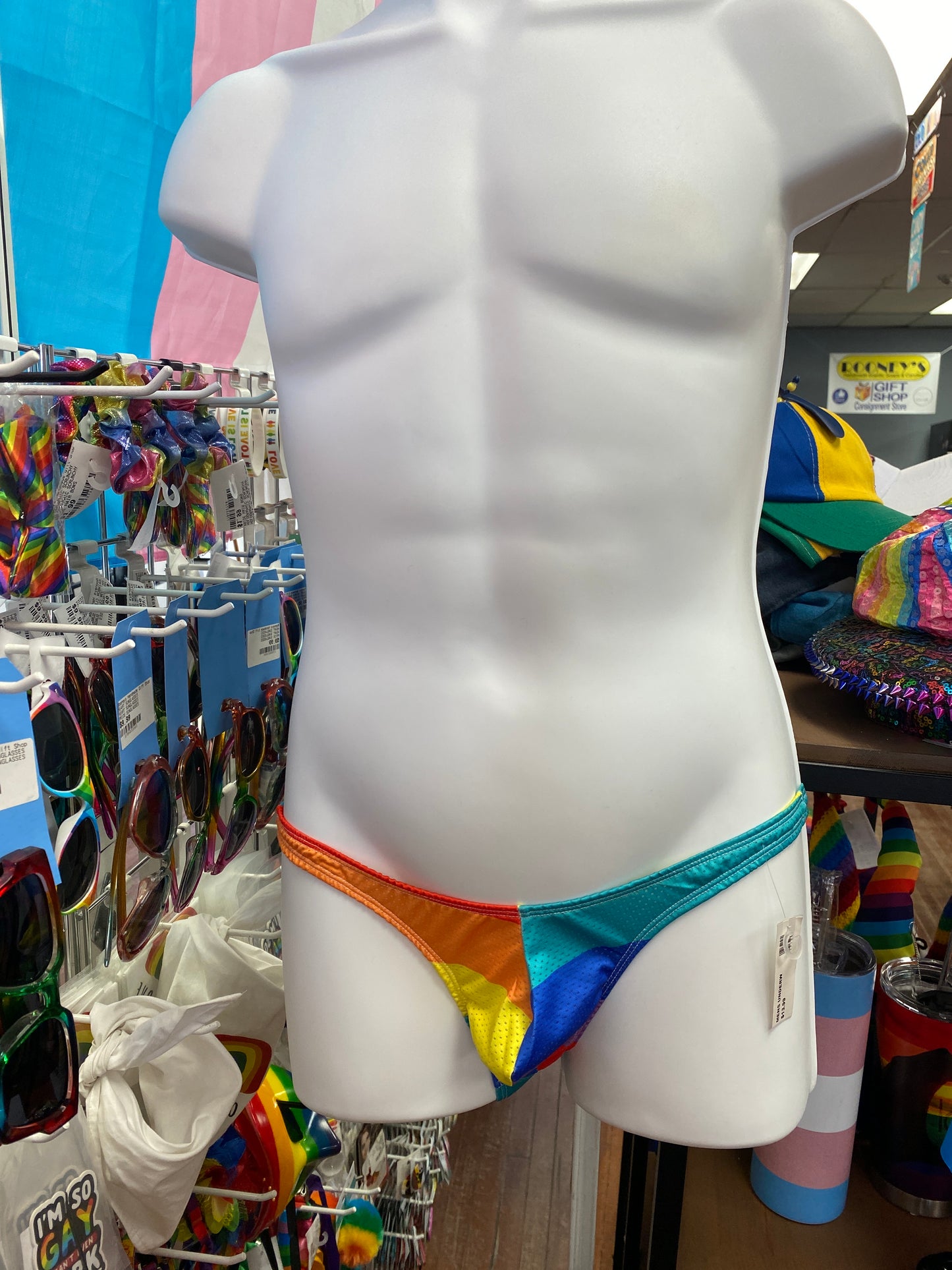 RAINBOW STRIPE MENS UNDERWEAR