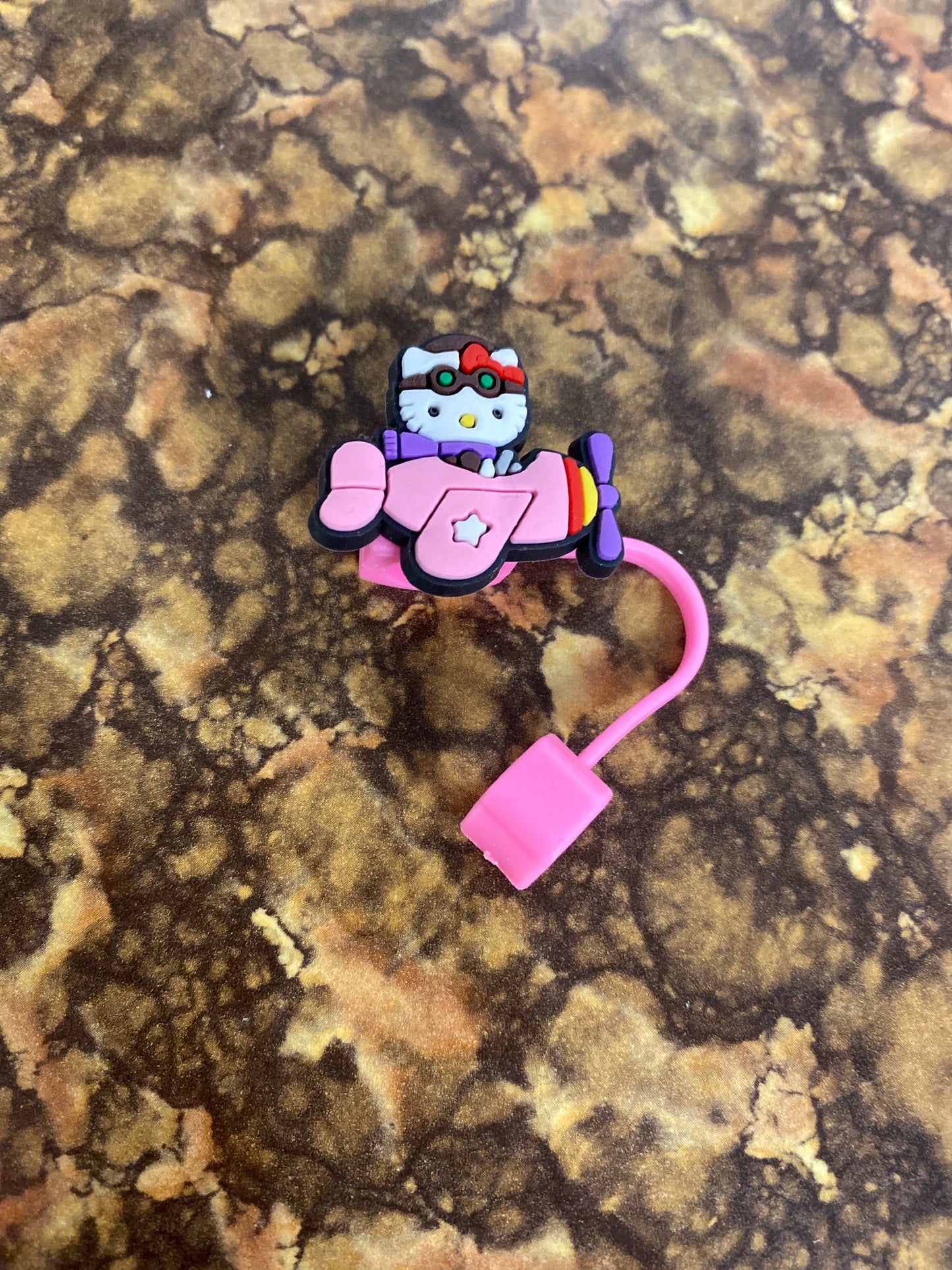 HELLO KITTY STRAW COVER