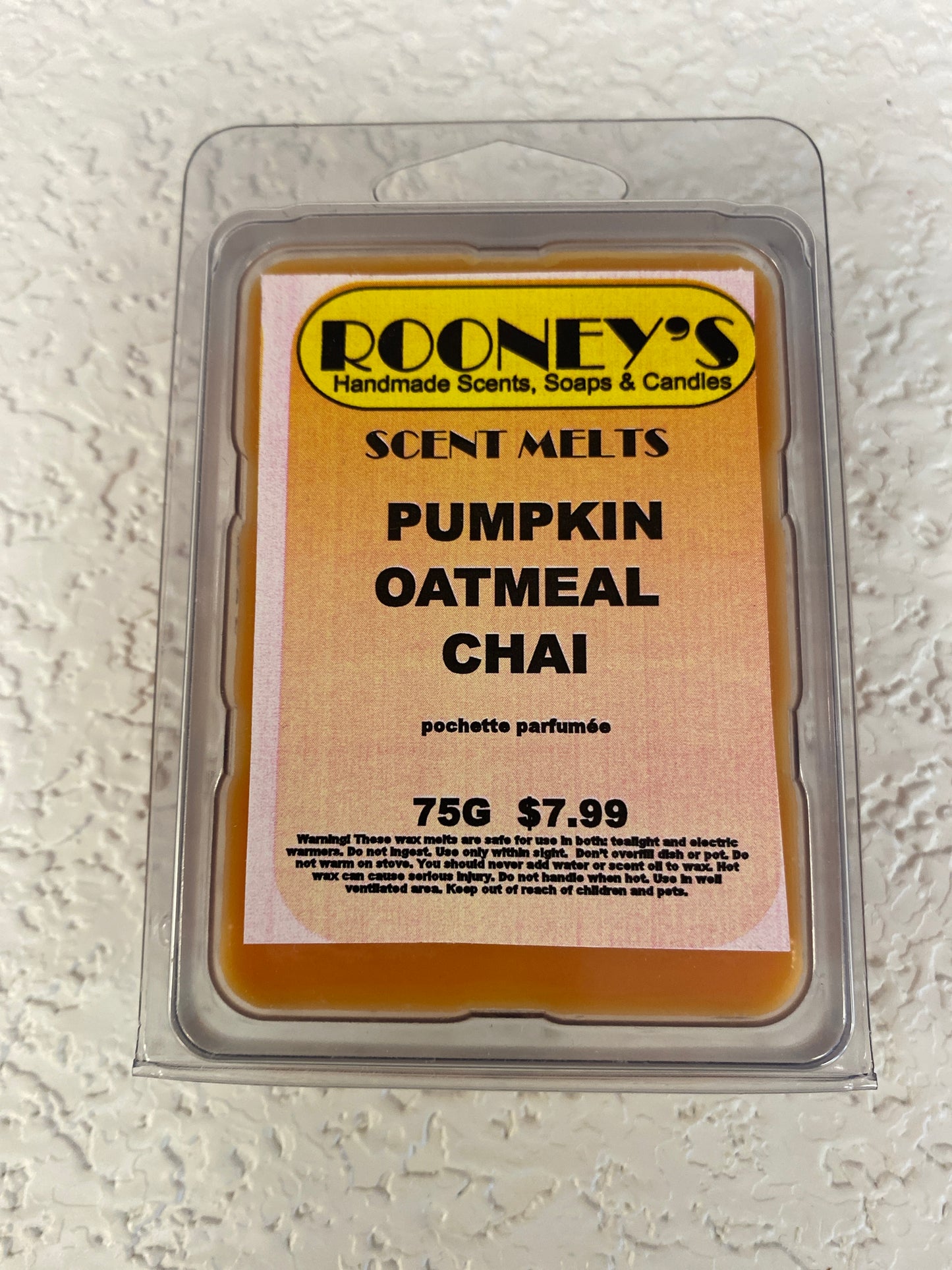 PUMPKIN OATMEAL CHAI SCENT MELTS