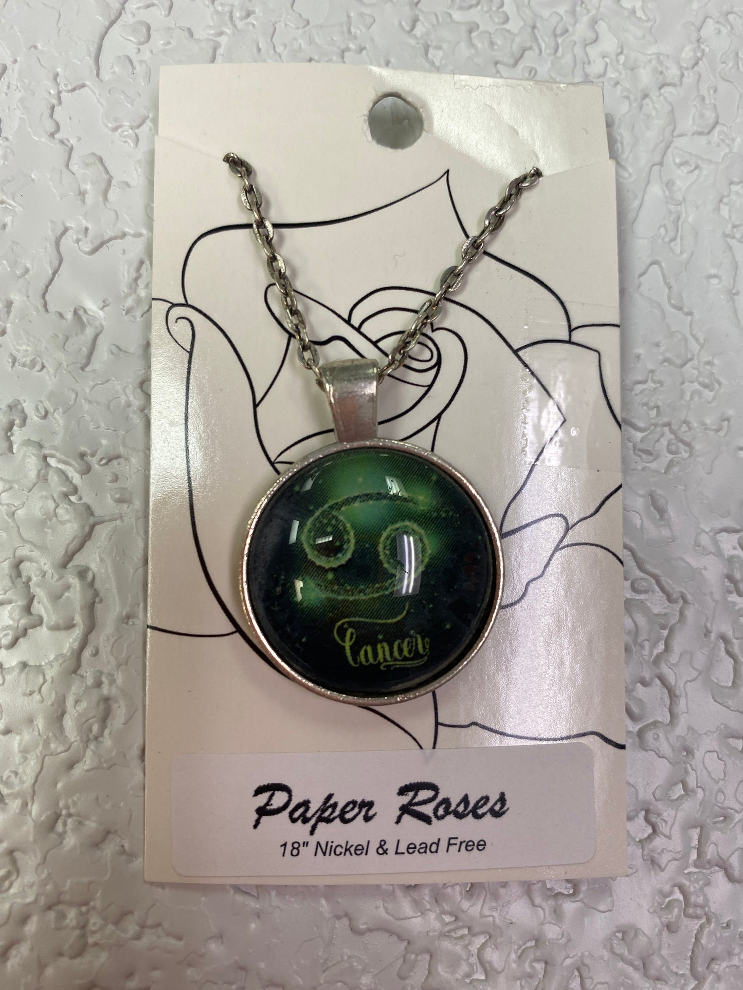 GREEN CANCER NECKLACE
