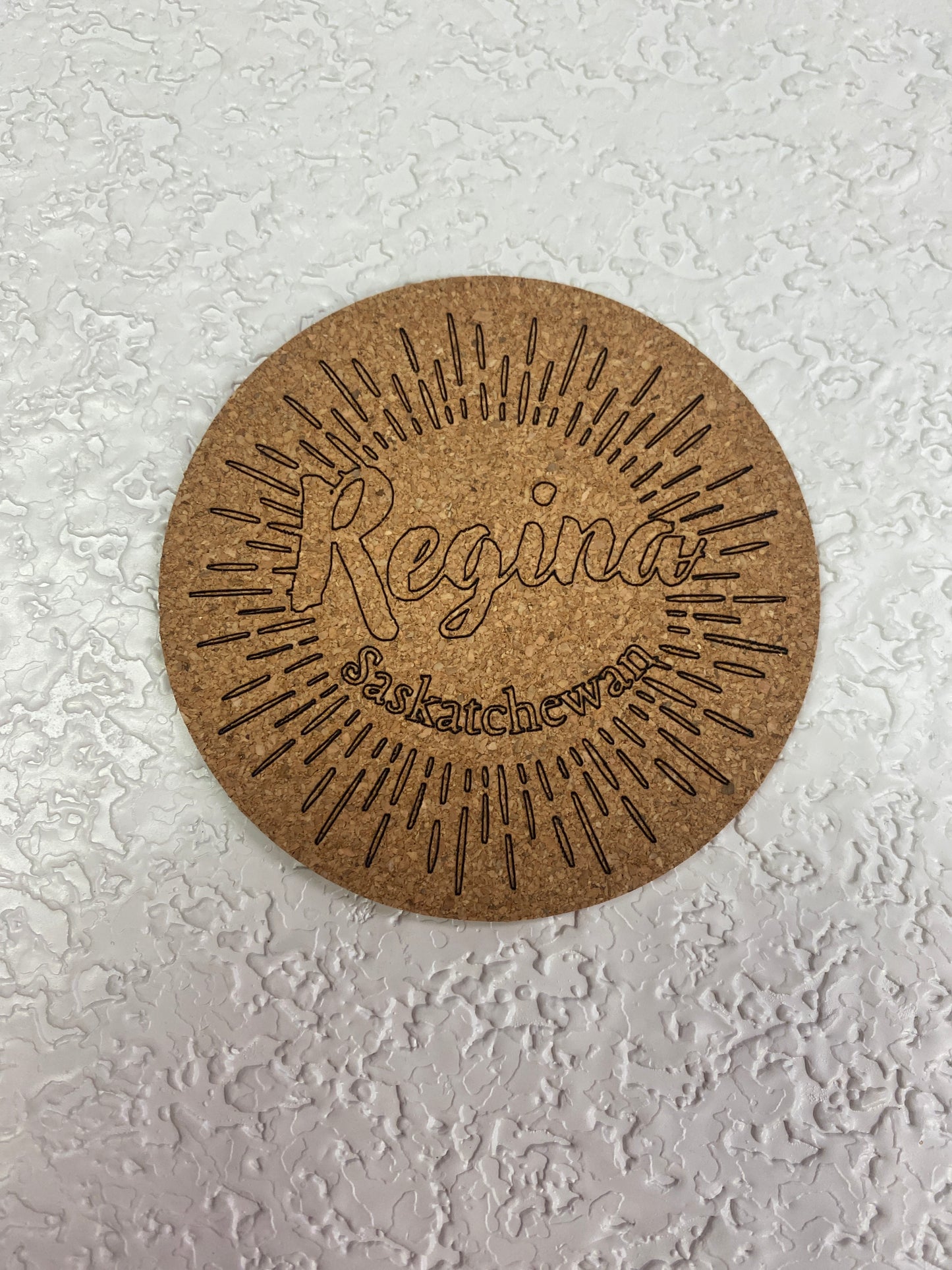 CORK LASER ENGRAVED COASTER