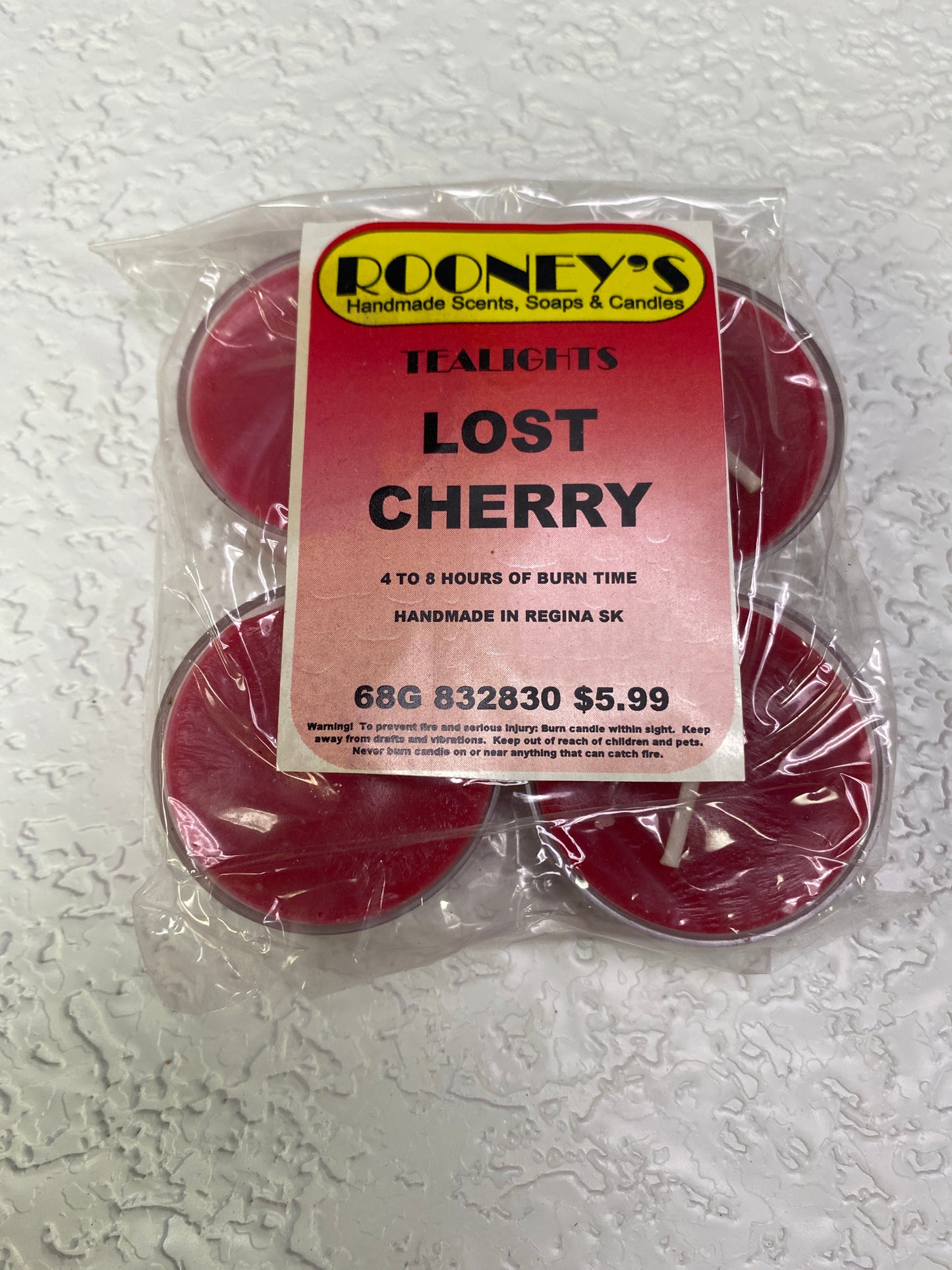 LOST CHERRY TEALIGHTS