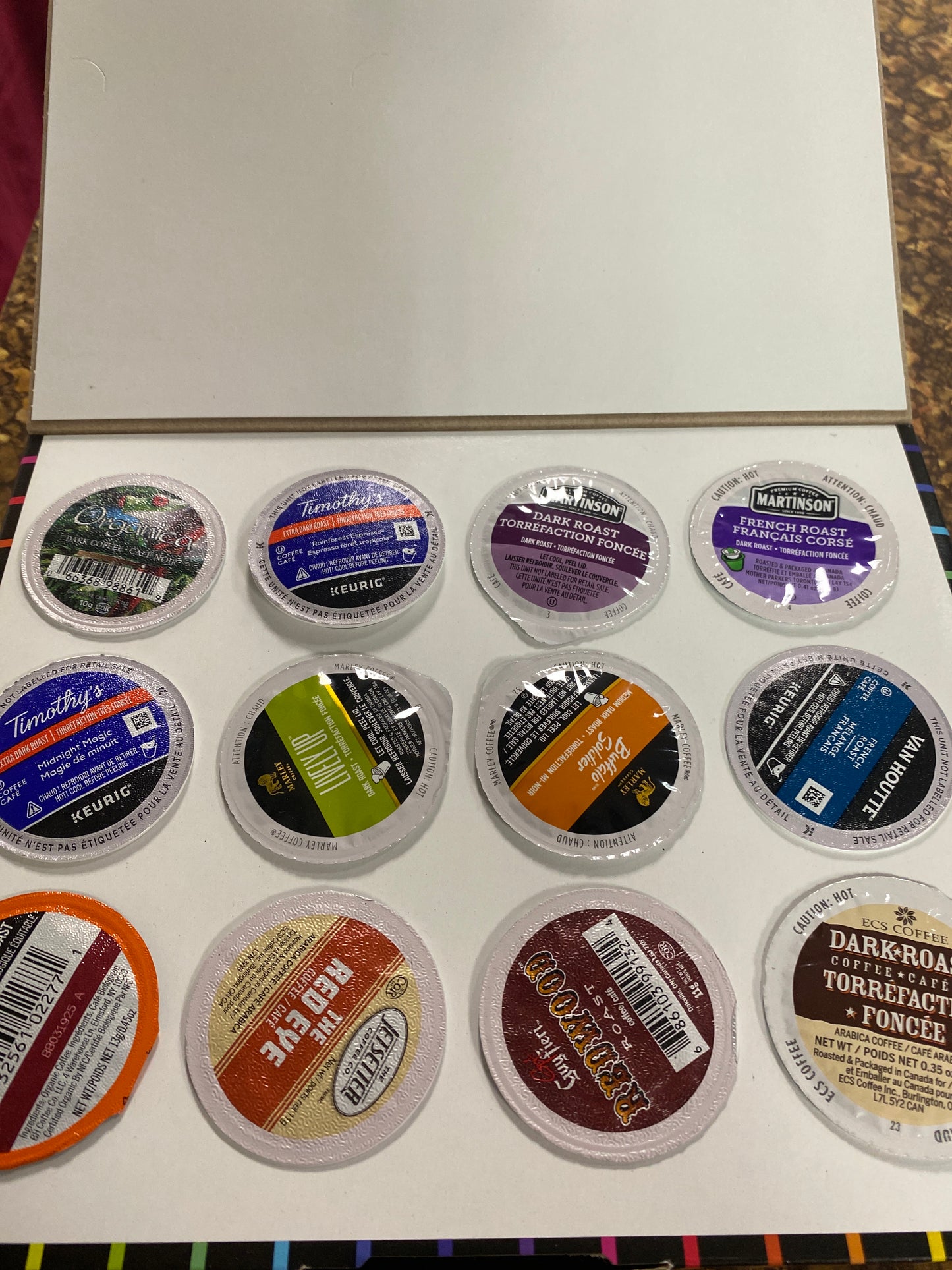 DARK COFFEE CUPS VARIETY PACK 12