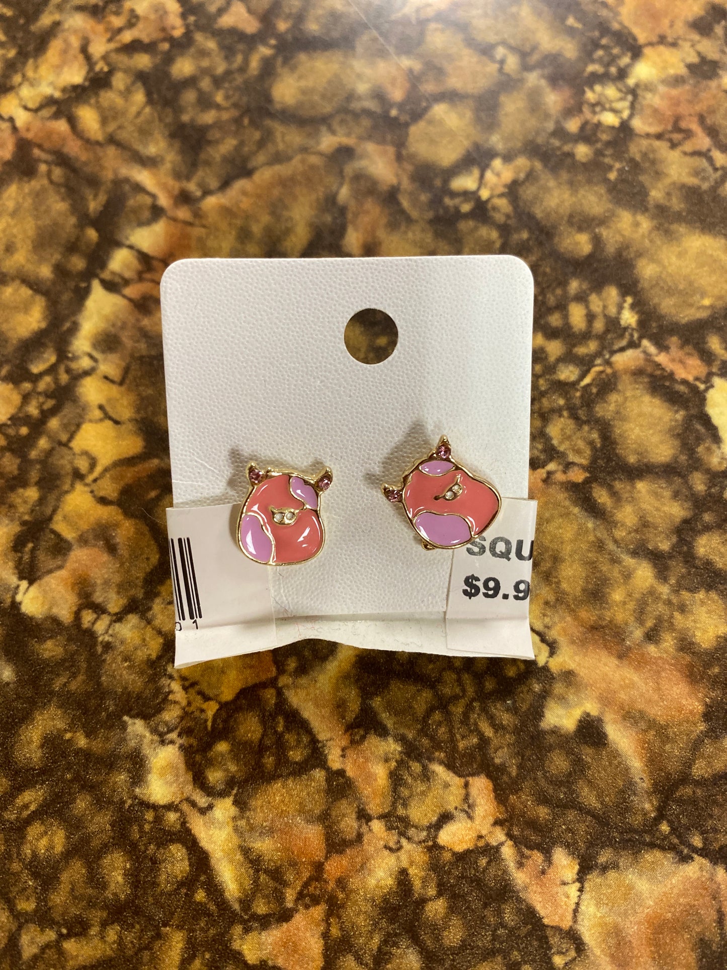 PINK PIG EARRINGS