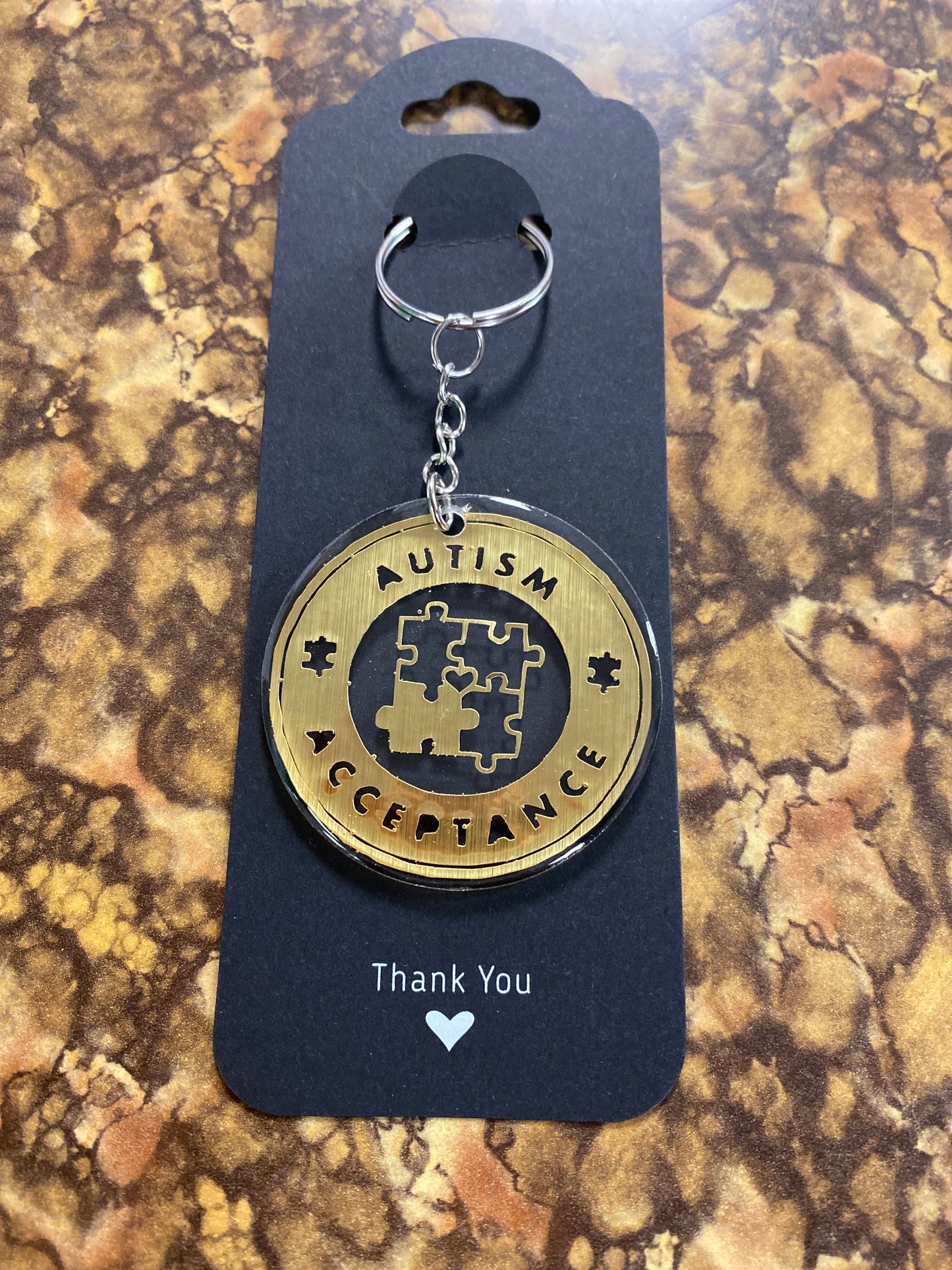 KEYCHAIN AUTISM ACCEPTANCE