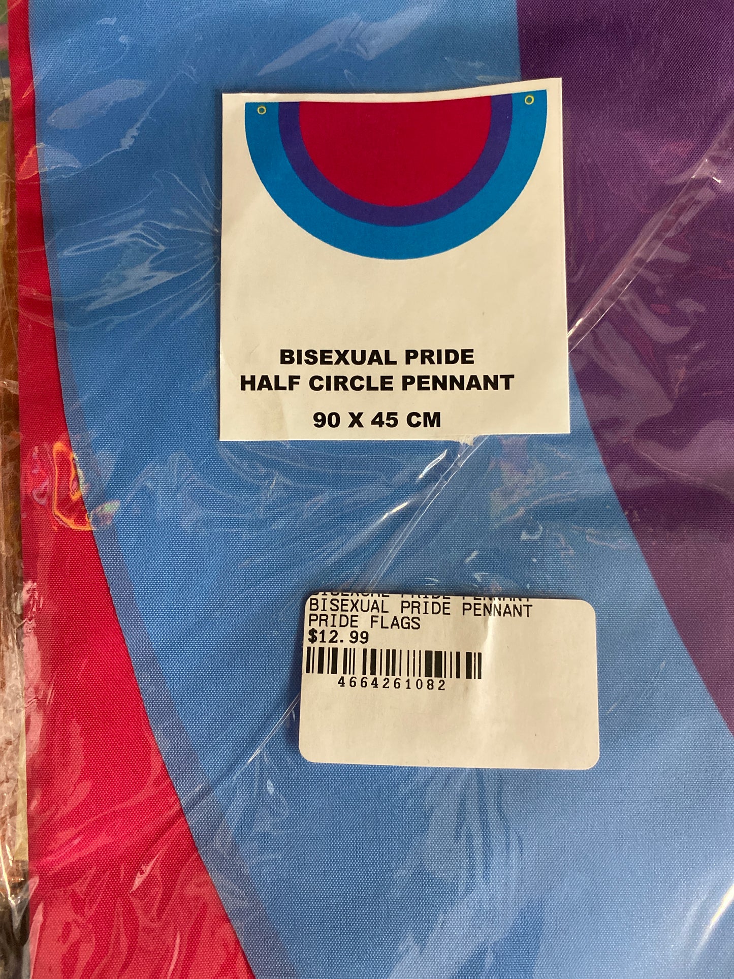 BISEXUAL PRIDE PENNANT