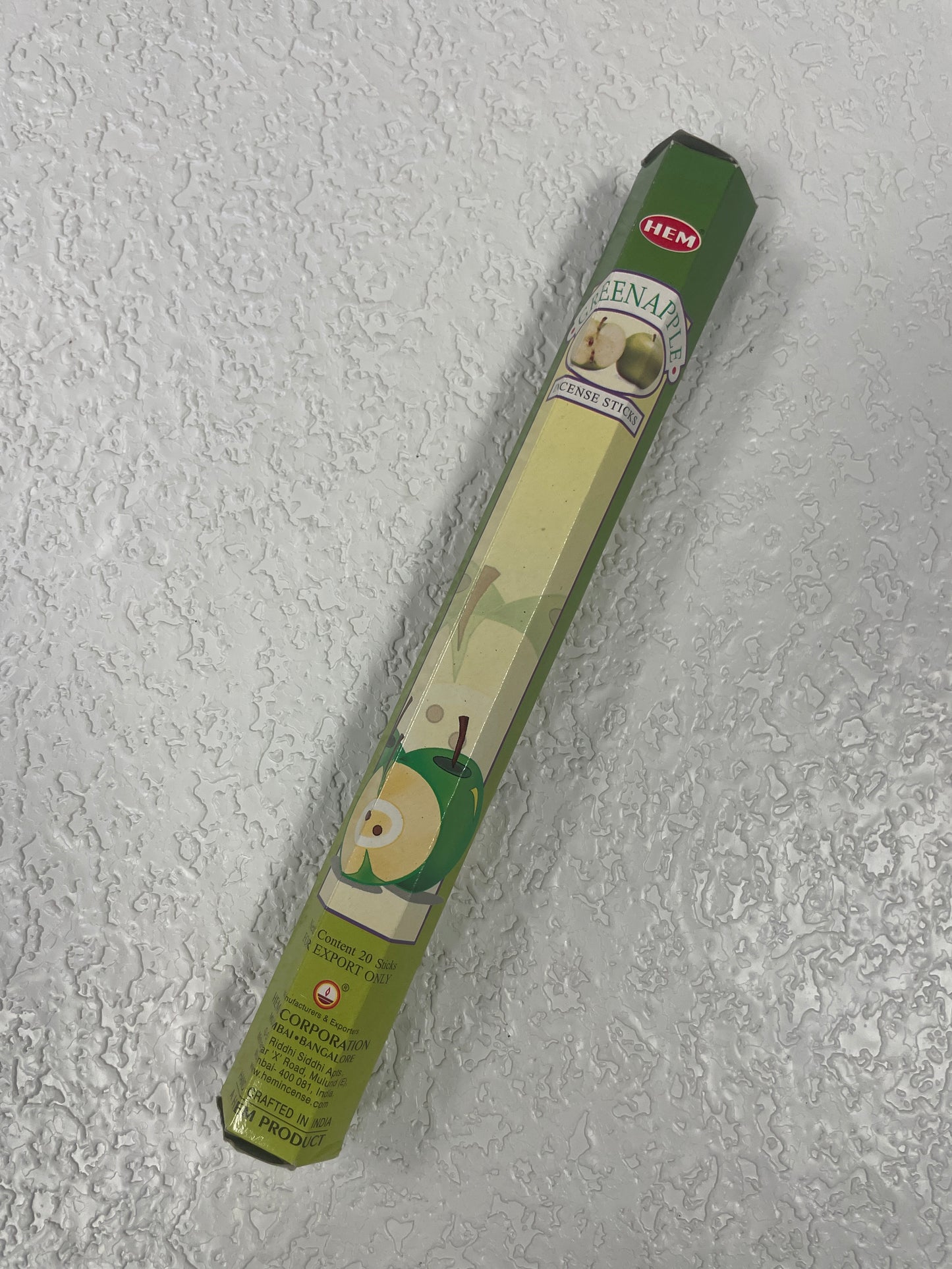 INCENSE STICKS GREEN APPLE