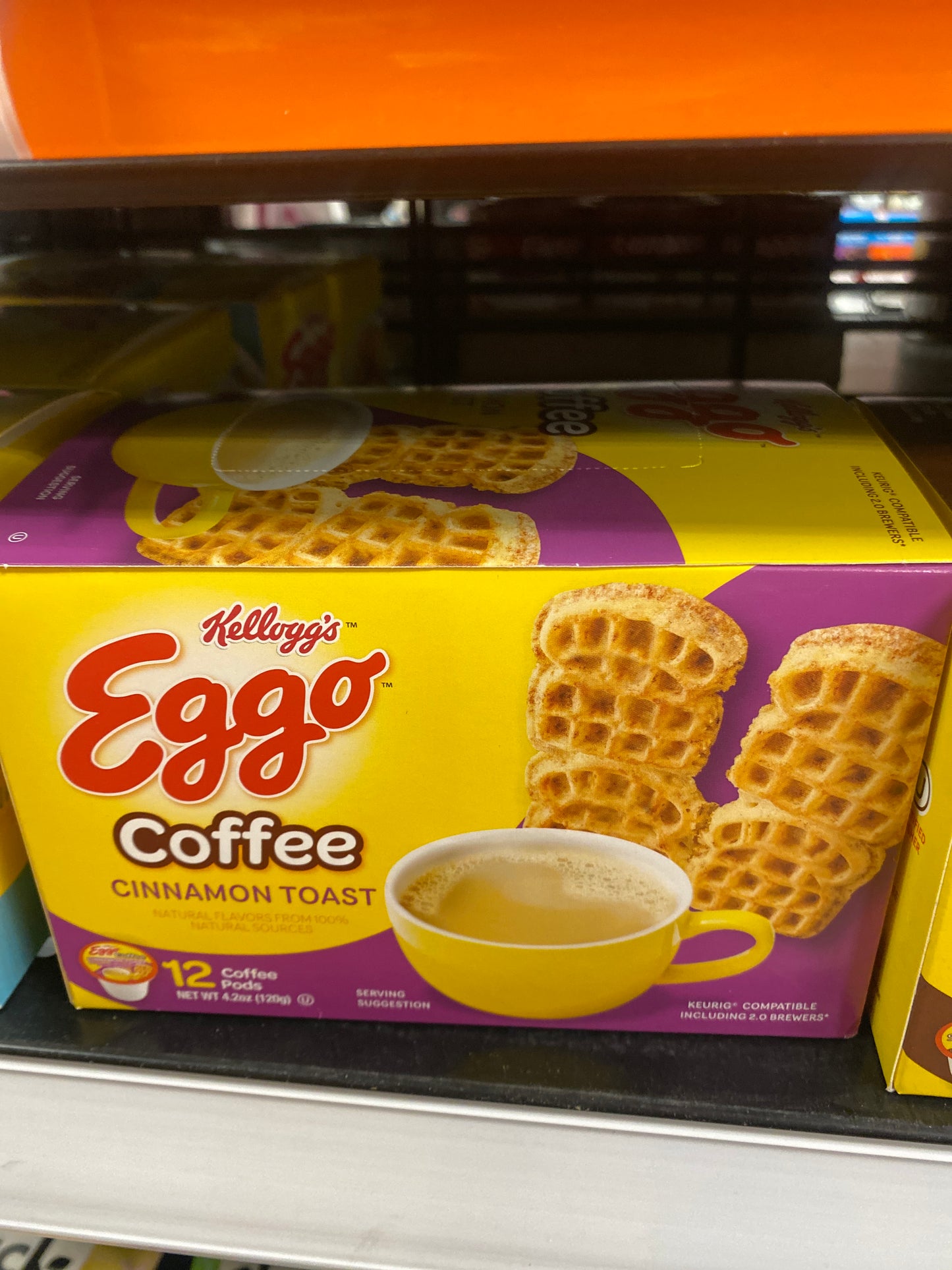 EGGO COFFEE CINNAMON TOAST 12 COFFEE PODS